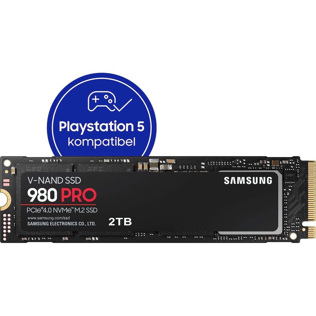 Samsung interne SSD »980 PRO 2TB SSD + PS5 DualSense«, Anschluss M.2 PCIe 4.0