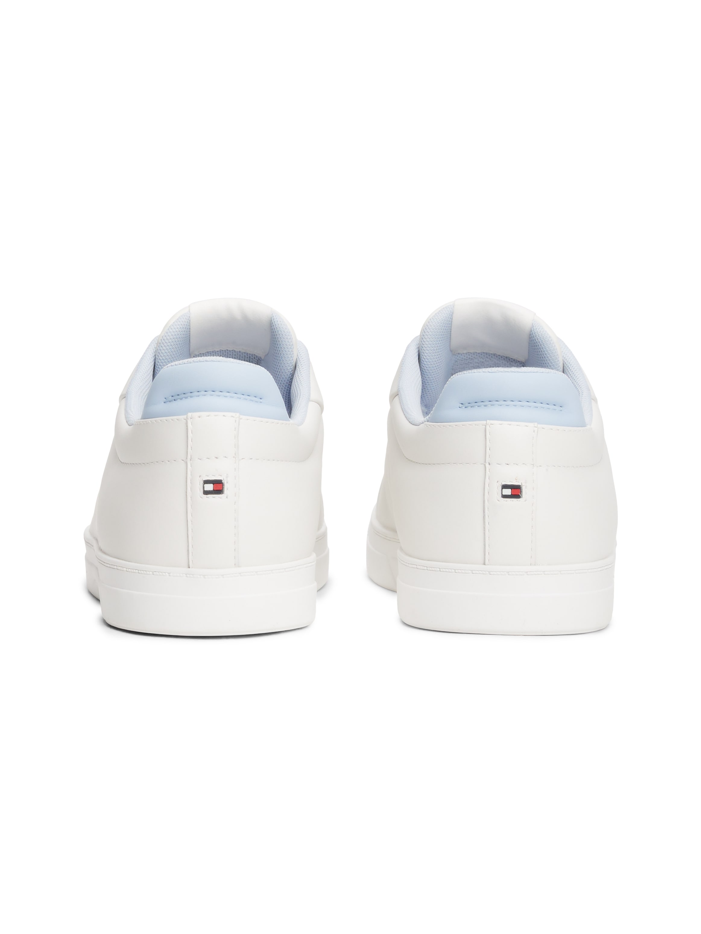 Tommy Hilfiger Plateausneaker »SPORTY SNEAKER«, Freizeitschuh, Halbschuh, Schnürschuh mit Logoflaggen-Emblem