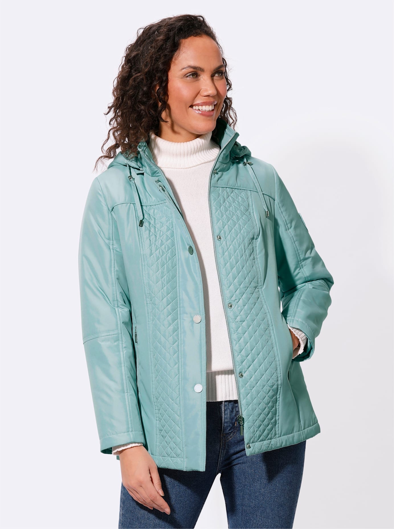 Casual Looks Steppjacke, mit Kapuze