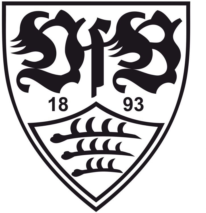 Wandtattoo »Fußball VfB Stuttgart Logo«, (1 St.), selbstklebend, entfernbar