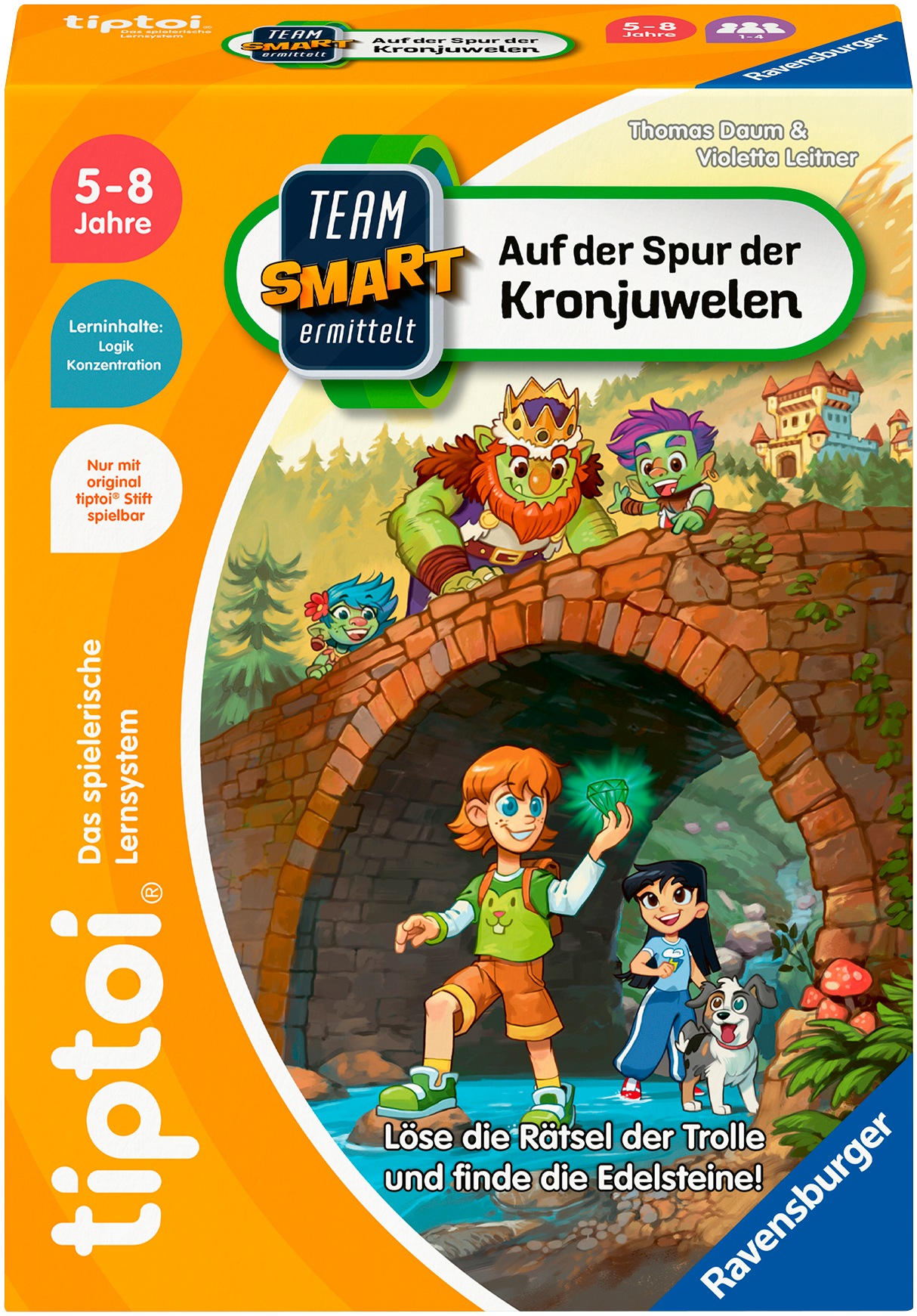 Ravensburger Spiel "tiptoi Team SMART ermittelt: Auf der Spur der Kronjuwelen" Made in Europe