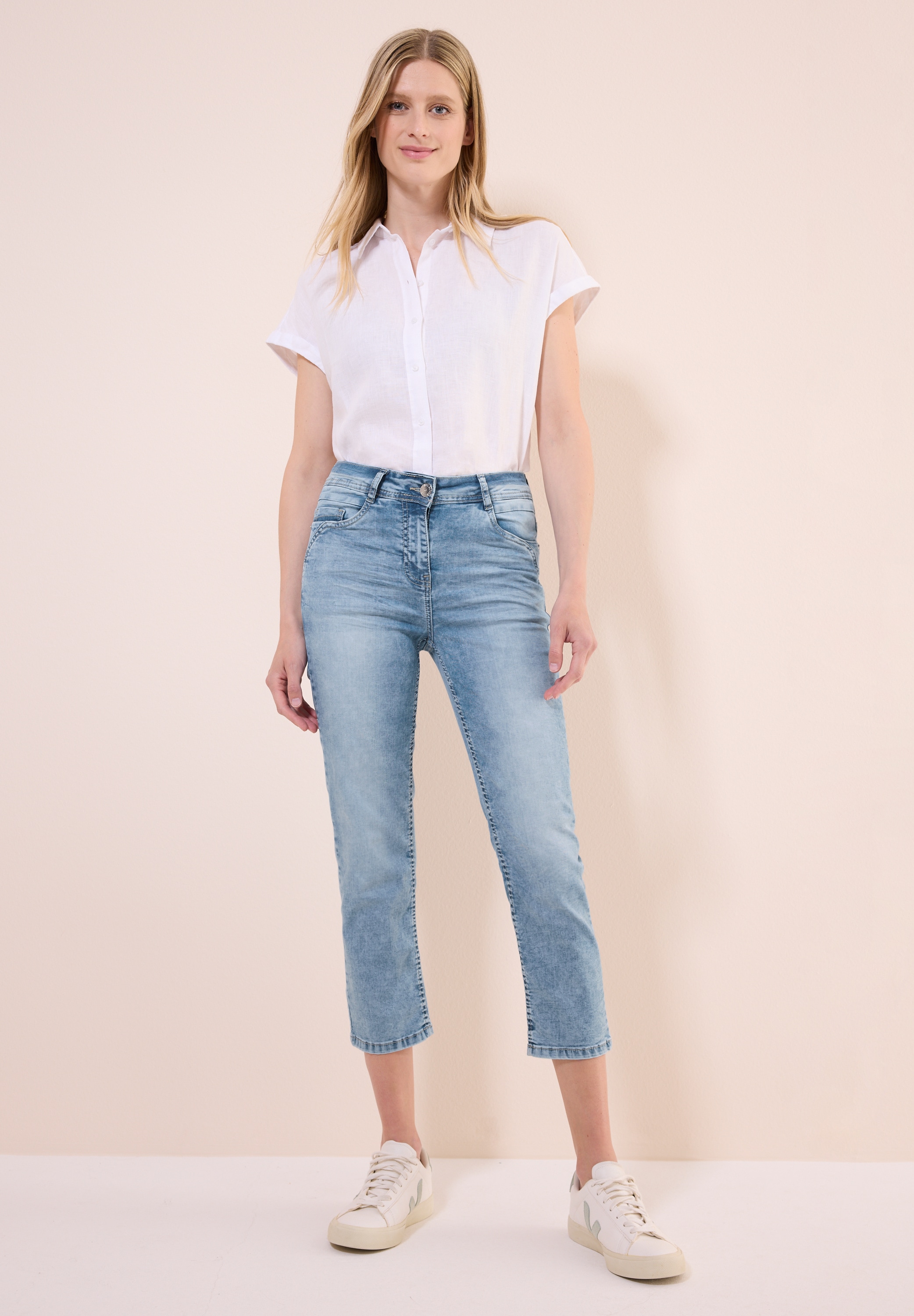 Cecil Slim-fit-Jeans, 5-Pocket-Style