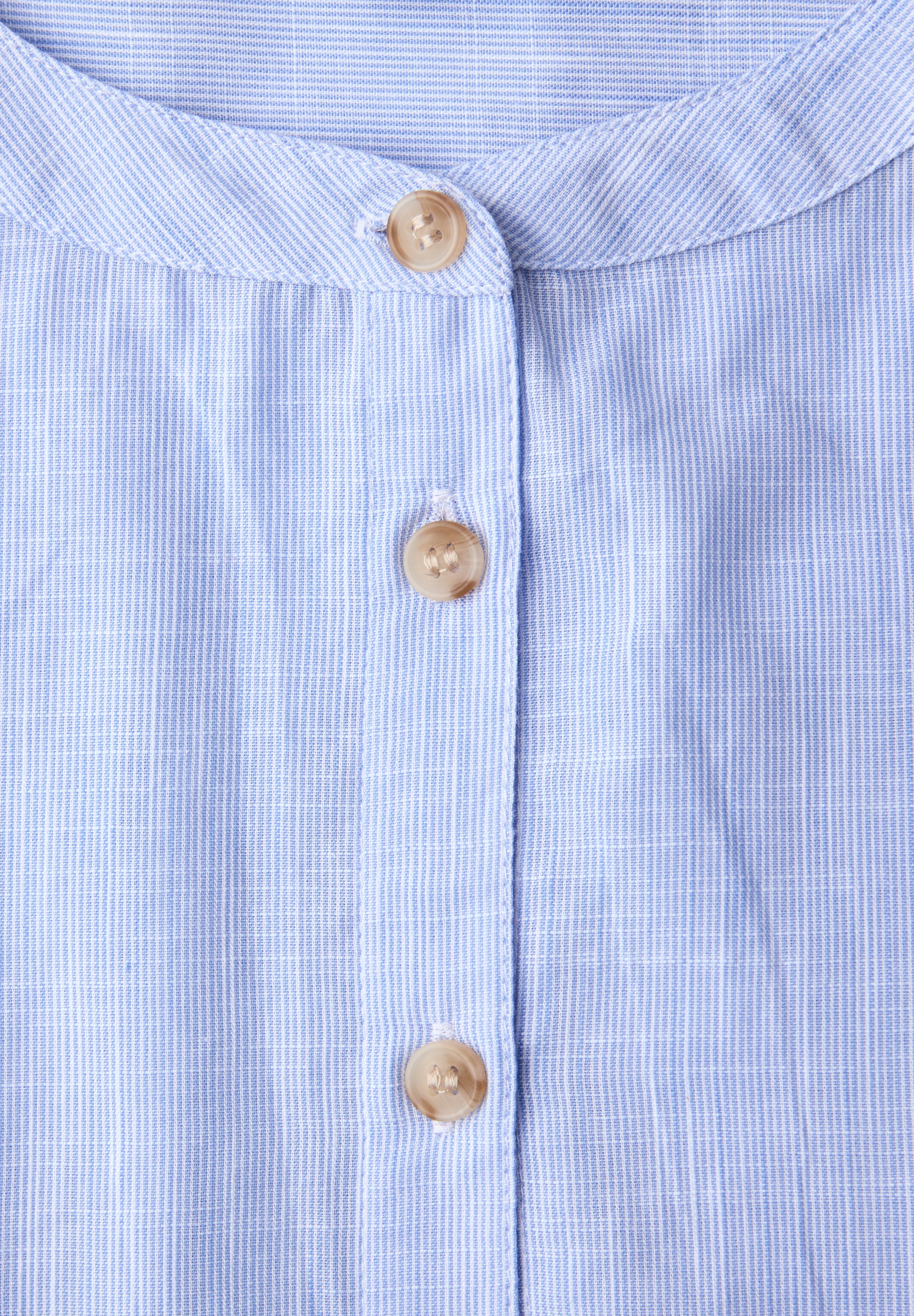 STREET ONE Langarmbluse aus reiner Baumwolle