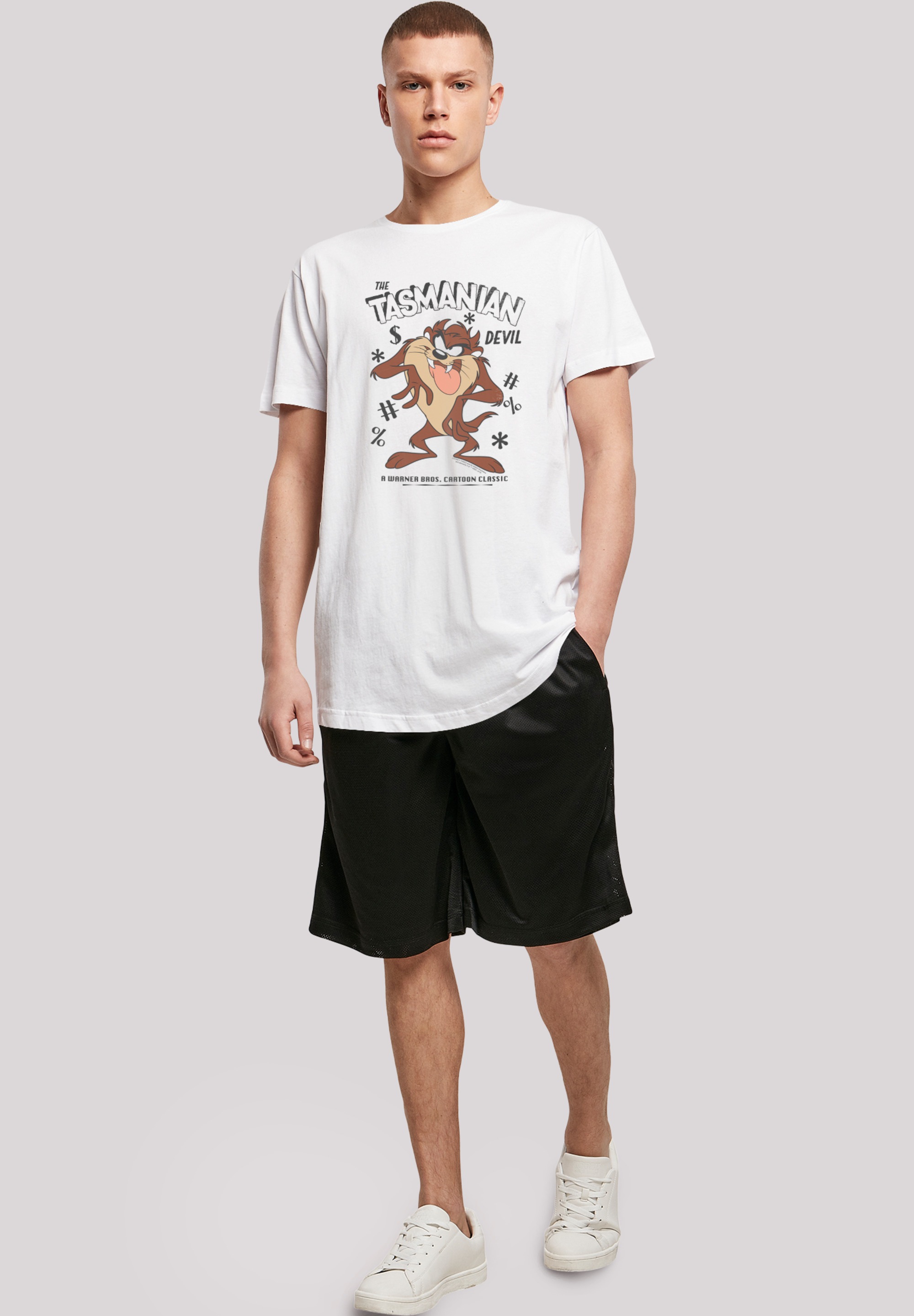 F4NT4STIC T-Shirt »Looney Tunes Vintage Tasmanian Devil Taz«, Print