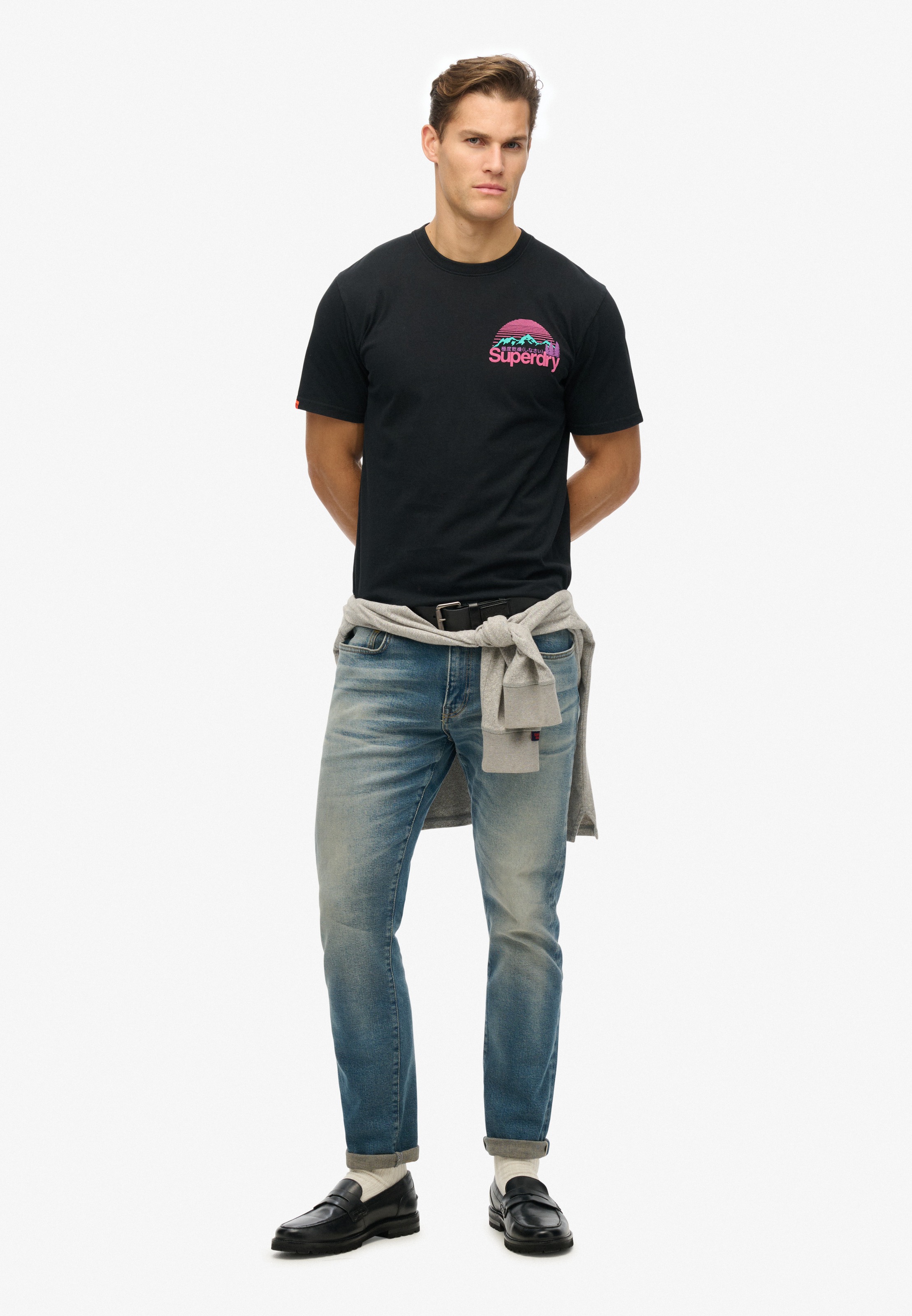 Superdry Rundhalsshirt »CL GREAT OUTDOORS CHEST TEE«