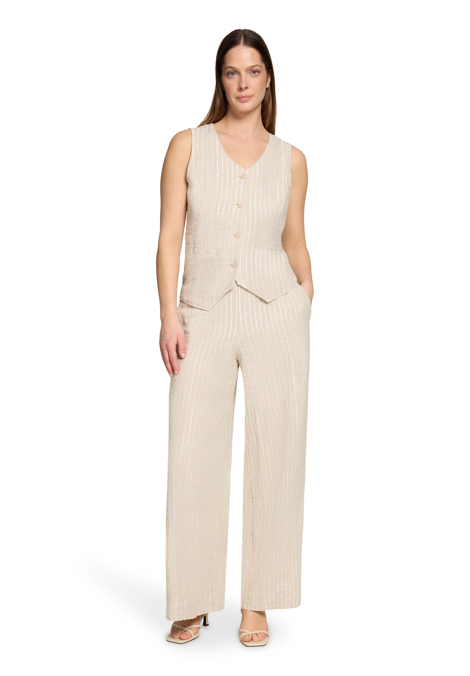 Cartoon Leinenhose »Damen mit Taschen«