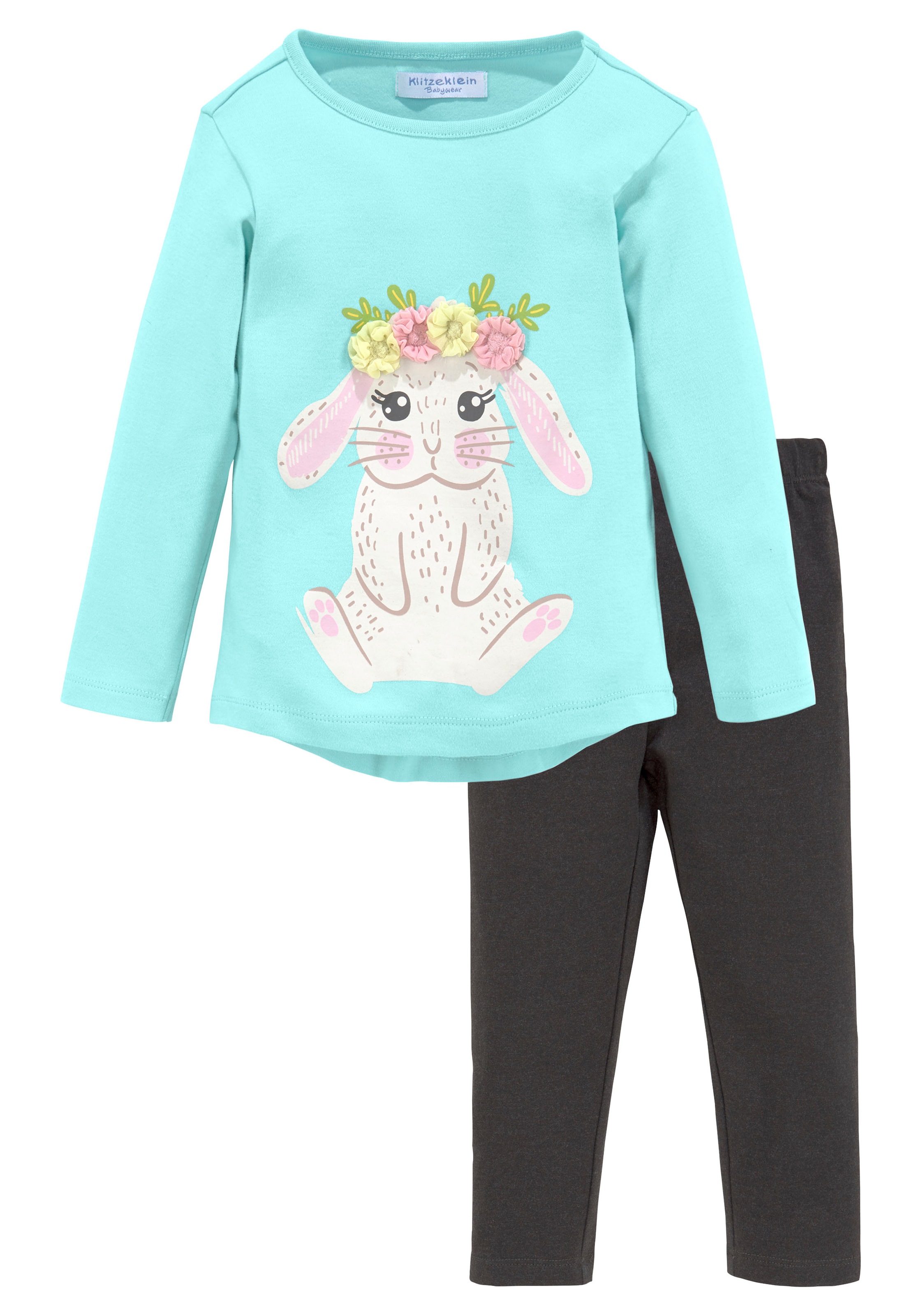 Langarmshirt & Leggings (Set, 2 tlg.)