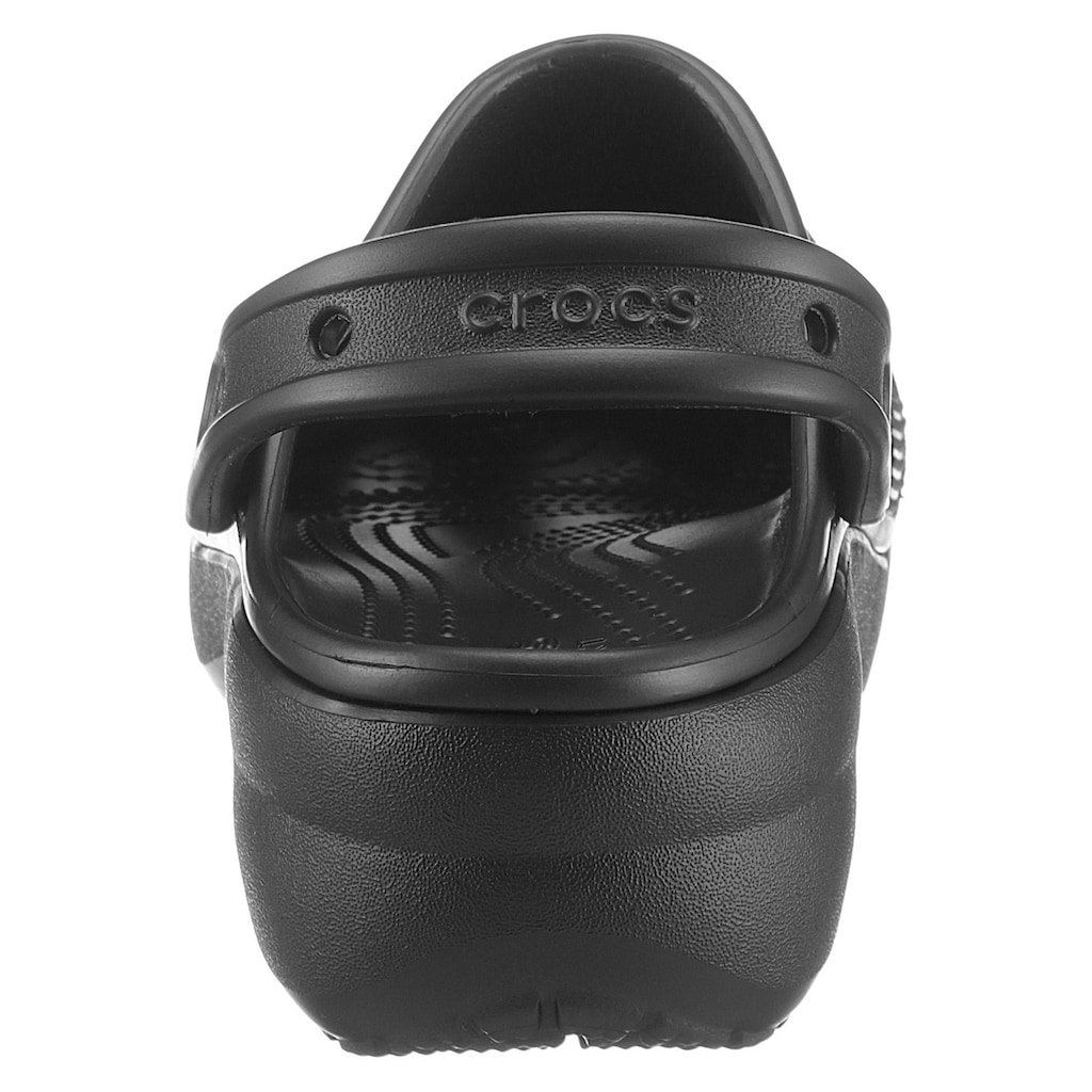 Crocs Clog »Classic Platform Clog W«, Plateau, Sommerschuh, Schlappen, Hausschuh, trendige Plateausohle