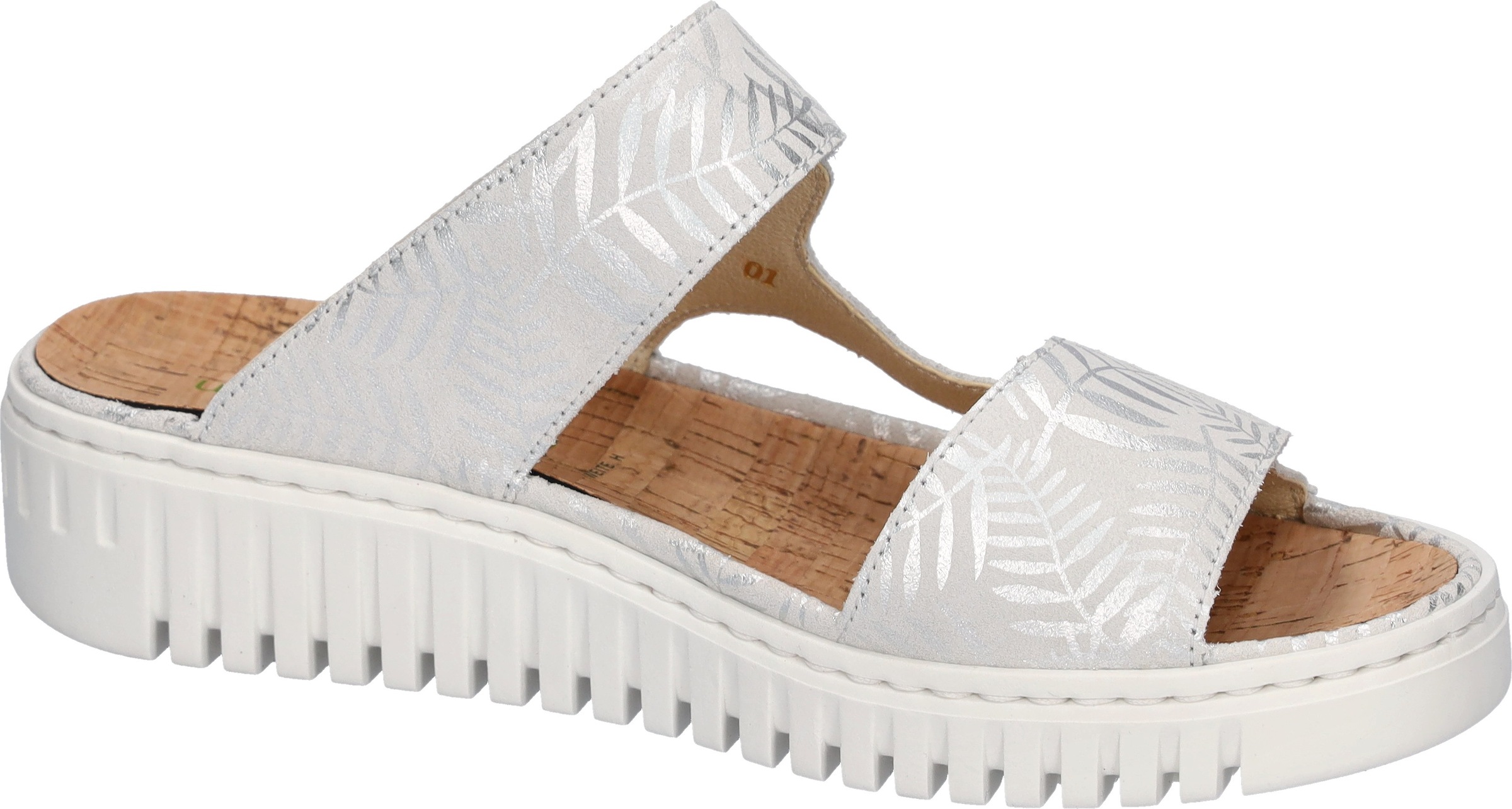 Waldläufer Pantolette »H-WILLOW«  Sommerschuh, Hausschuh, Keilpantolette in Komfortweite H (= sehr weit)