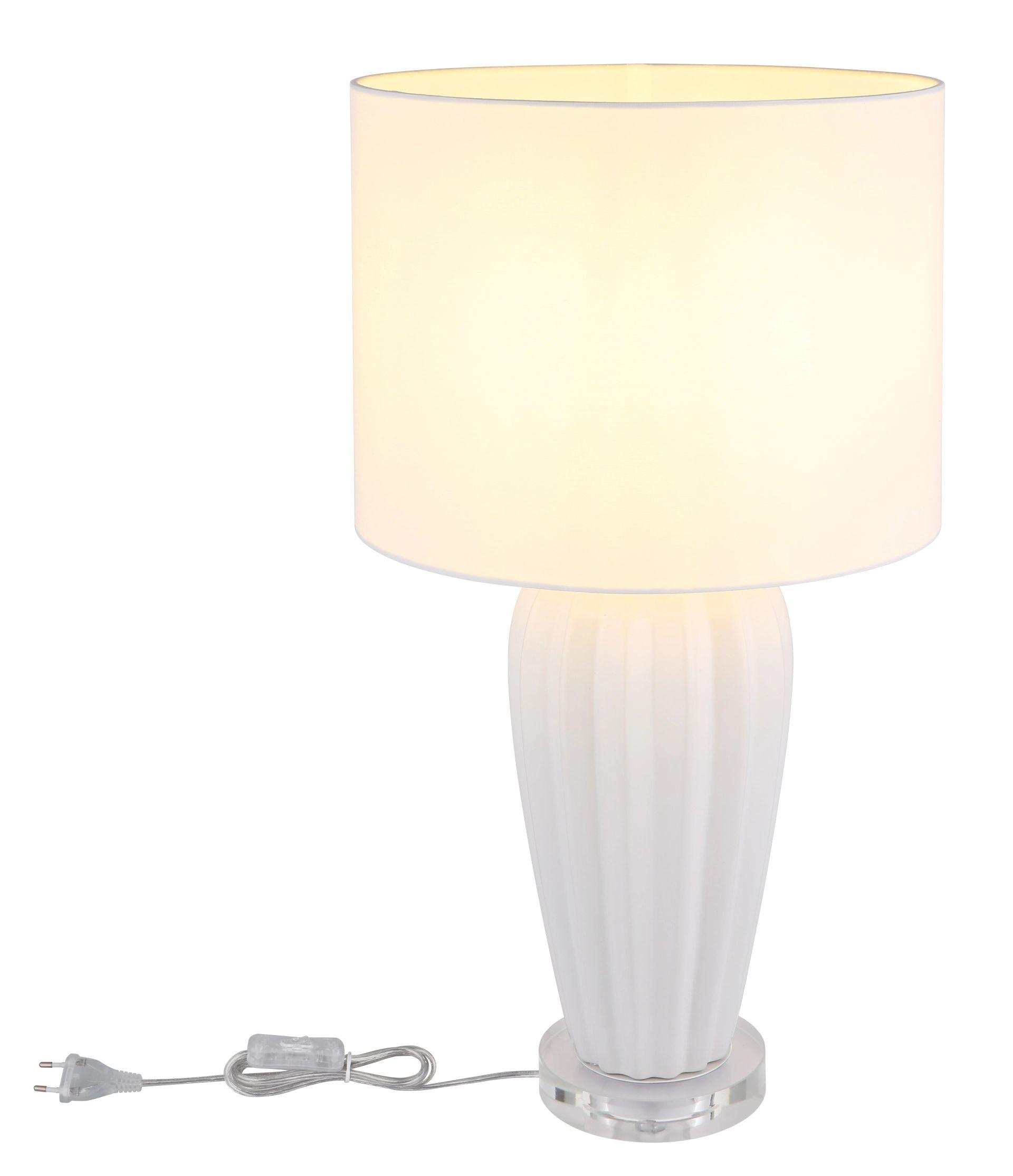 GLOBO LIGHTING Tischleuchte »IRINA«, Leuchtmittel E27 | ohne Leuchtmittel, Wippschalter