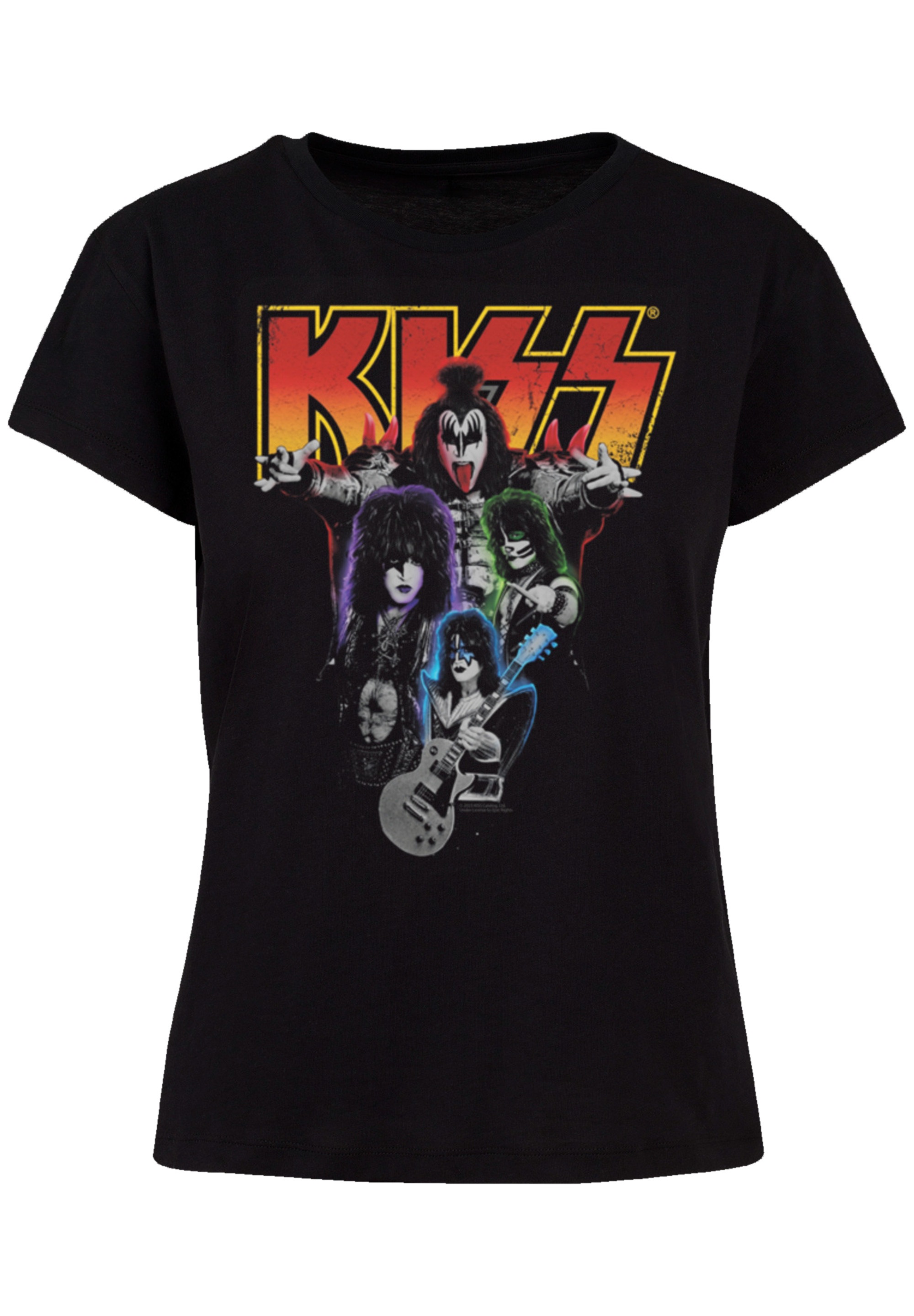 F4NT4STIC T-Shirt »Kiss Neon Band«, Premium Qualität