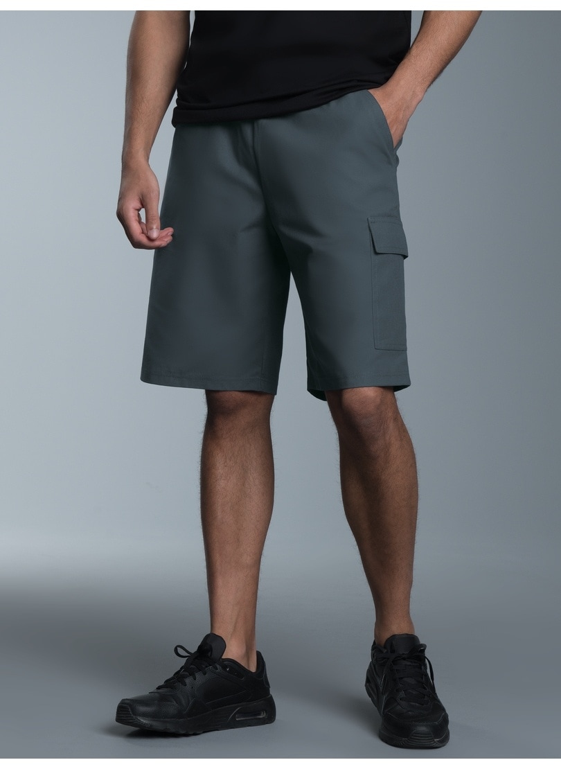 Trigema Jerseyhose "TRIGEMA Cargo-Bermuda aus 100% Baumwolle"