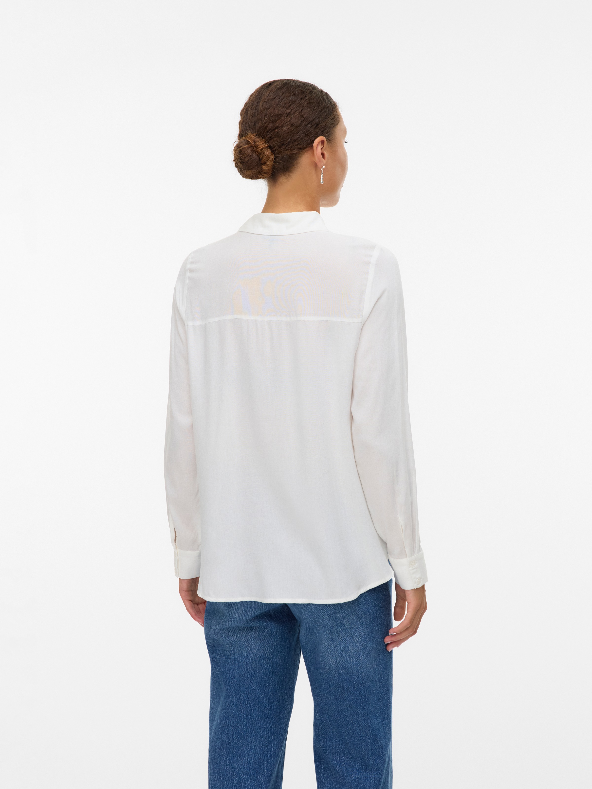 Vero Moda Hemdbluse "VMBUMPY L/S BASIC SHIRT WVN GA NOOS" günstig online kaufen