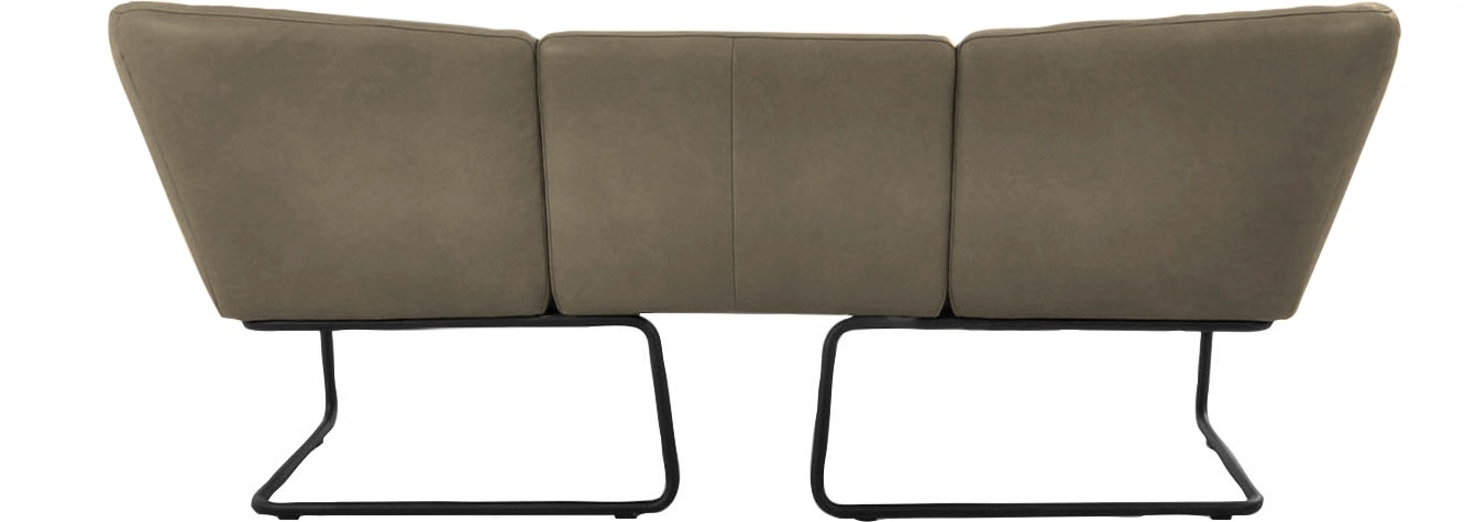 Thumbnail - K+W Komfort & Wohnen Polsterbank "Mikkado Tube" in abgerundeter Form, Rundrohrkufe lang, in 2 Breiten 192 oder 242 cm