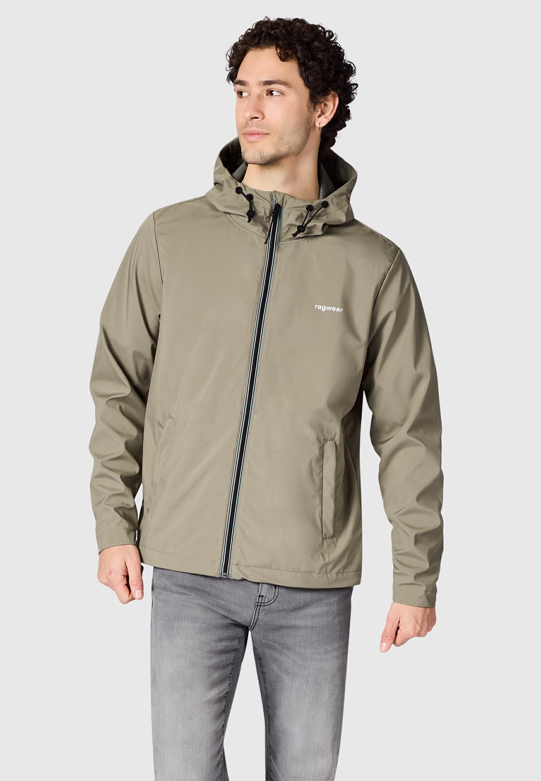 Ragwear Softshelljacke »Shellwie Bonded« mit Kapuze wasserdichte Herren Übergangsjacke mit Kapuze