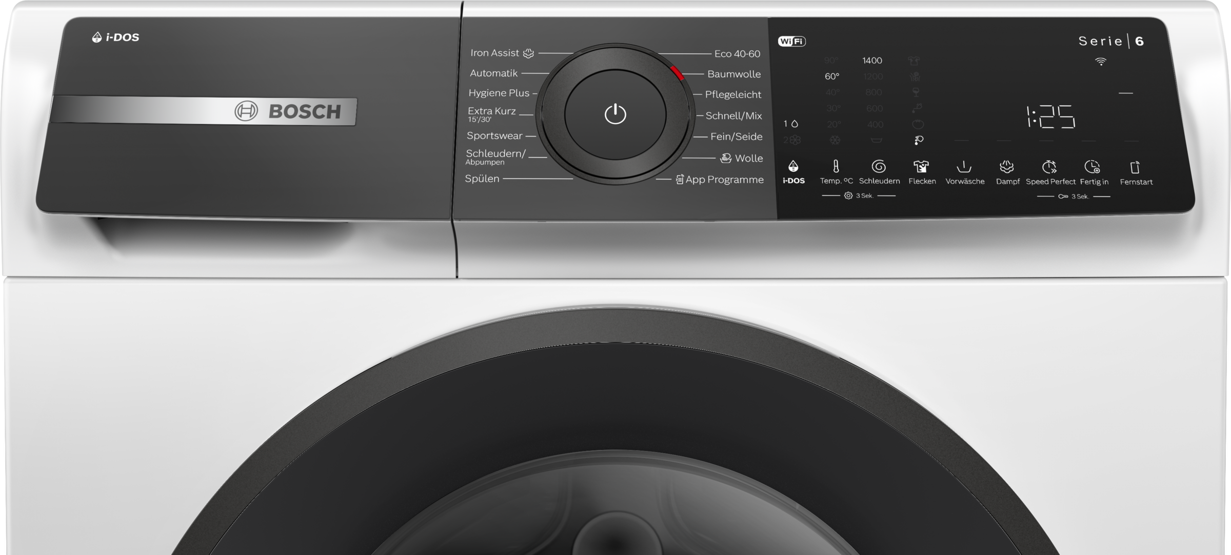 BOSCH Waschmaschine Serie 6 »WGH244A40« 9 kg 1300 U/min