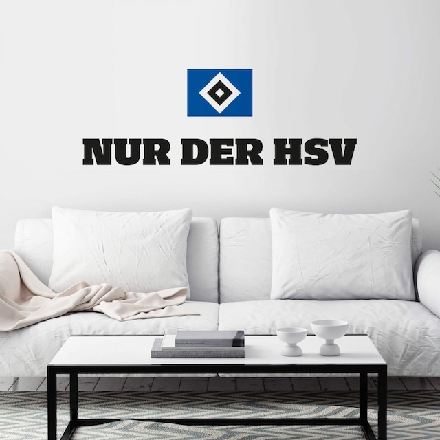 Wall-Art Wandtattoo »Hamburger SV Nur der HSV«, (1 St.) kaufen | BAUR