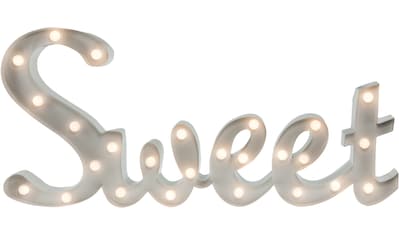 MARQUEE LIGHTS LED Dekolicht »Sweet Schriftzug«, LED-Modul, 1 St., Warmweiß,... kaufen
