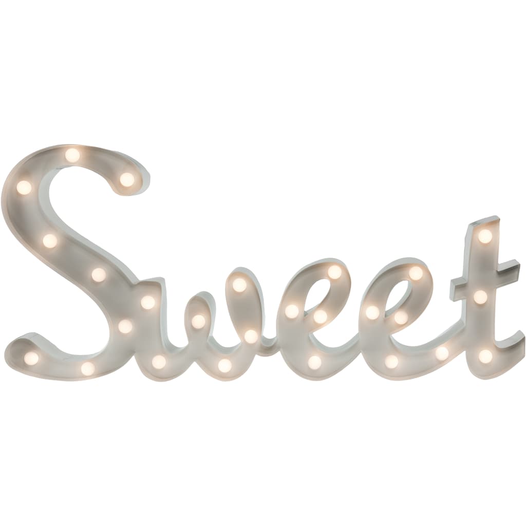 MARQUEE LIGHTS LED Dekolicht »Sweet«, 26 flammig-flammig