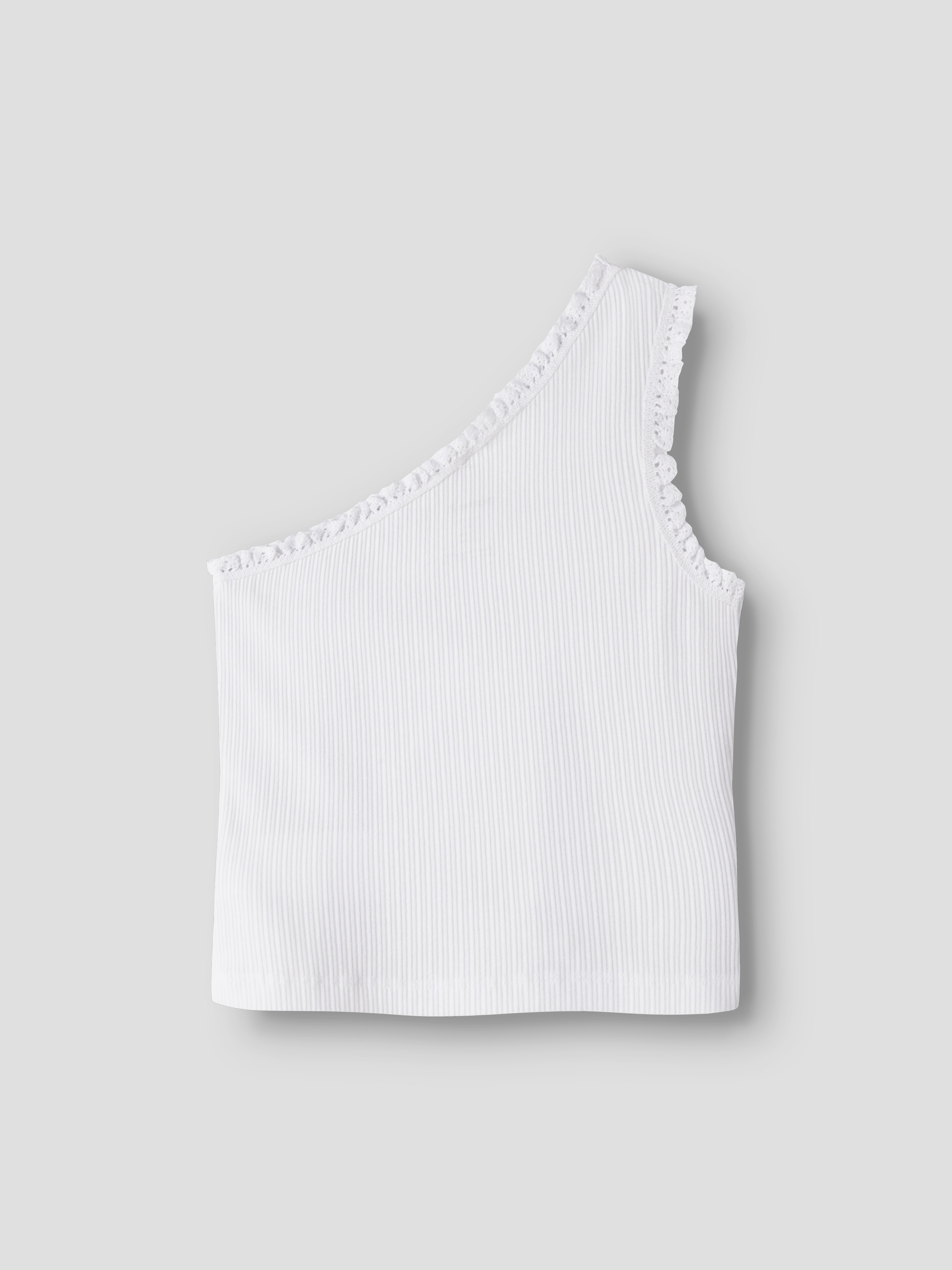 Name It One-Shoulder-Top »NKFJABINA ONESHOULDER SHORT TOP 2P« Packung, 2 Baumwollmischung, slim fit