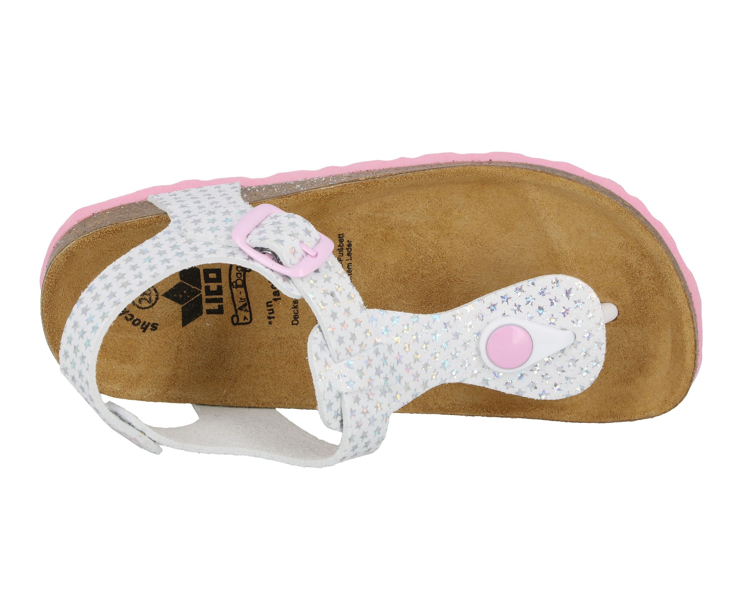 Lico Pantolette »Zehenstegpantolette Bioline Starprint«