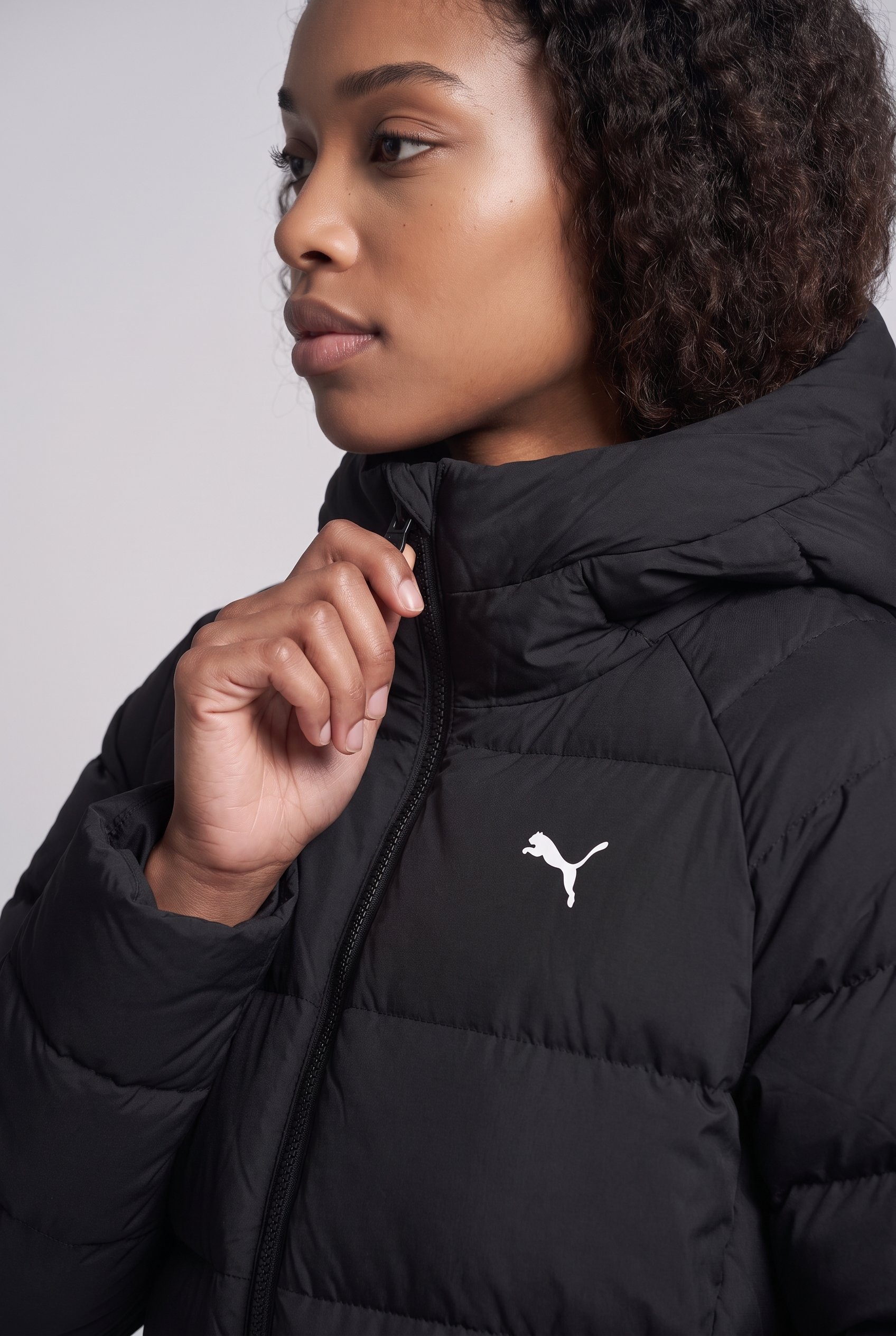 PUMA Winterjacke »MONO HOODED JACKET« mit Kapuze mit kuscheliger Kapuze, wasserabweisend