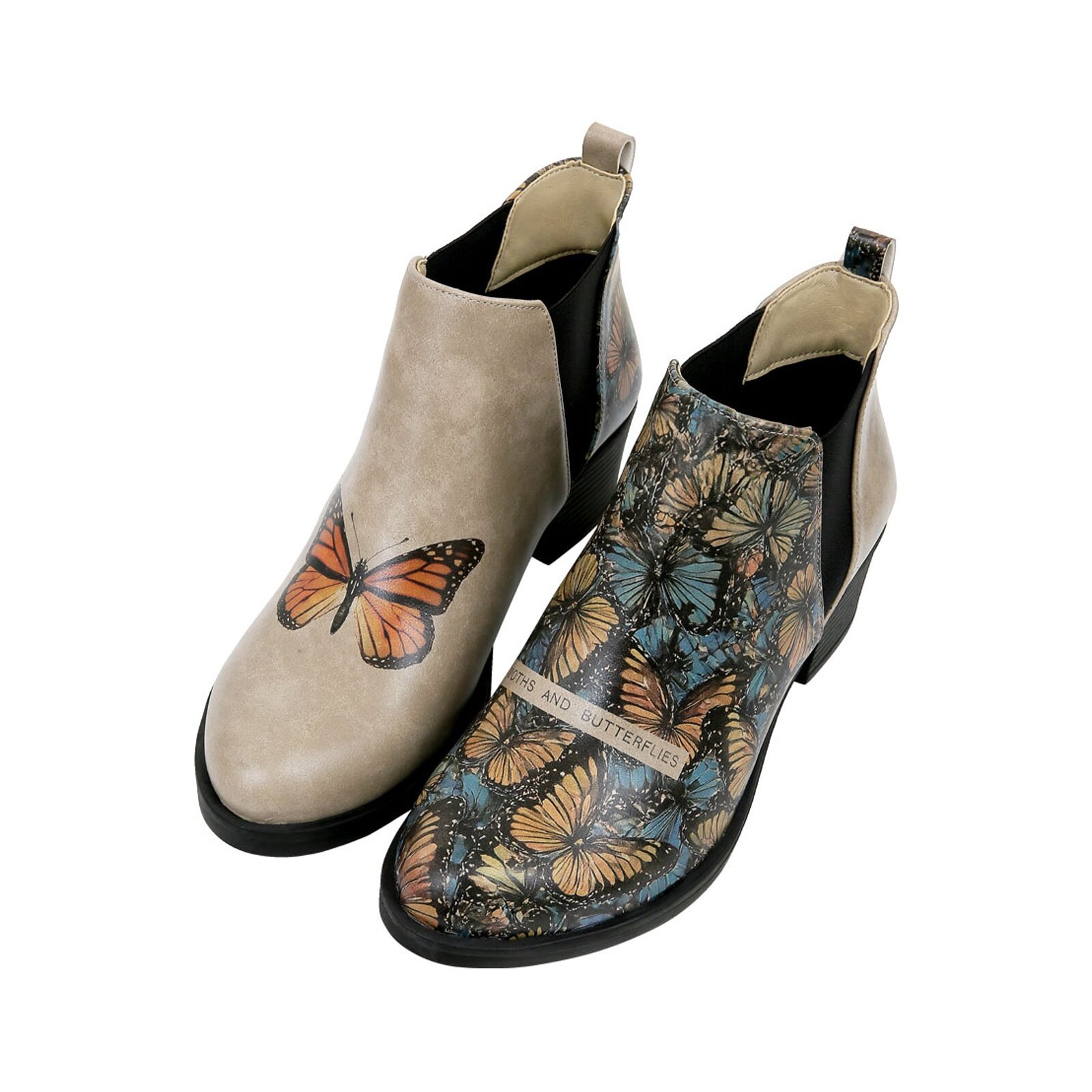 DOGO Stiefelette »Eve Chelsea Boot Moths And Butterflies Damen Stiefeletten«  Handgefertigt