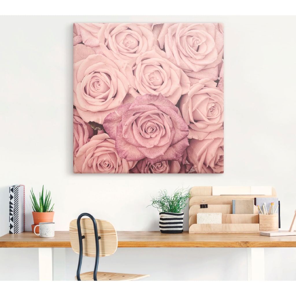 Artland Wandbild »Rosen«, Blumen, (1 St.)