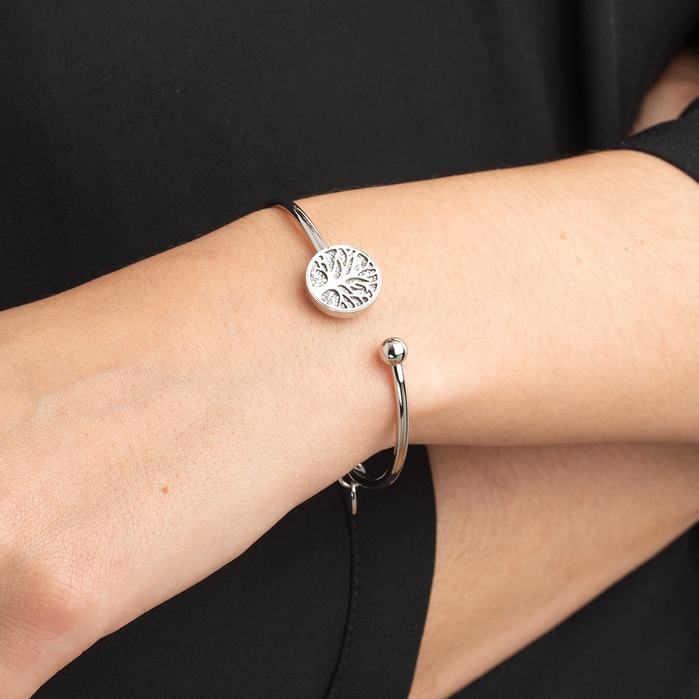 Lotus Armspange »Essentials - Baum des Lebens« mit Glasstein