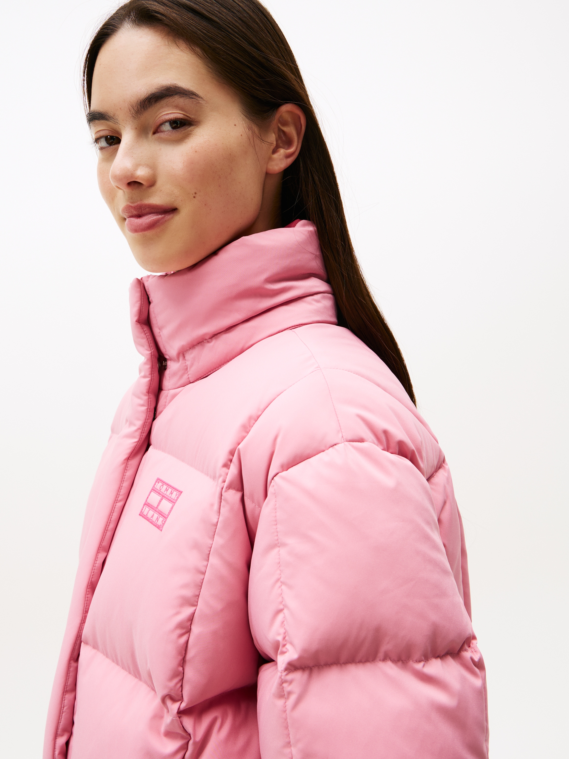 Tommy Jeans Steppjacke »TJW ALASKA GRID DOWN JACKET EXT«, mit Kapuze