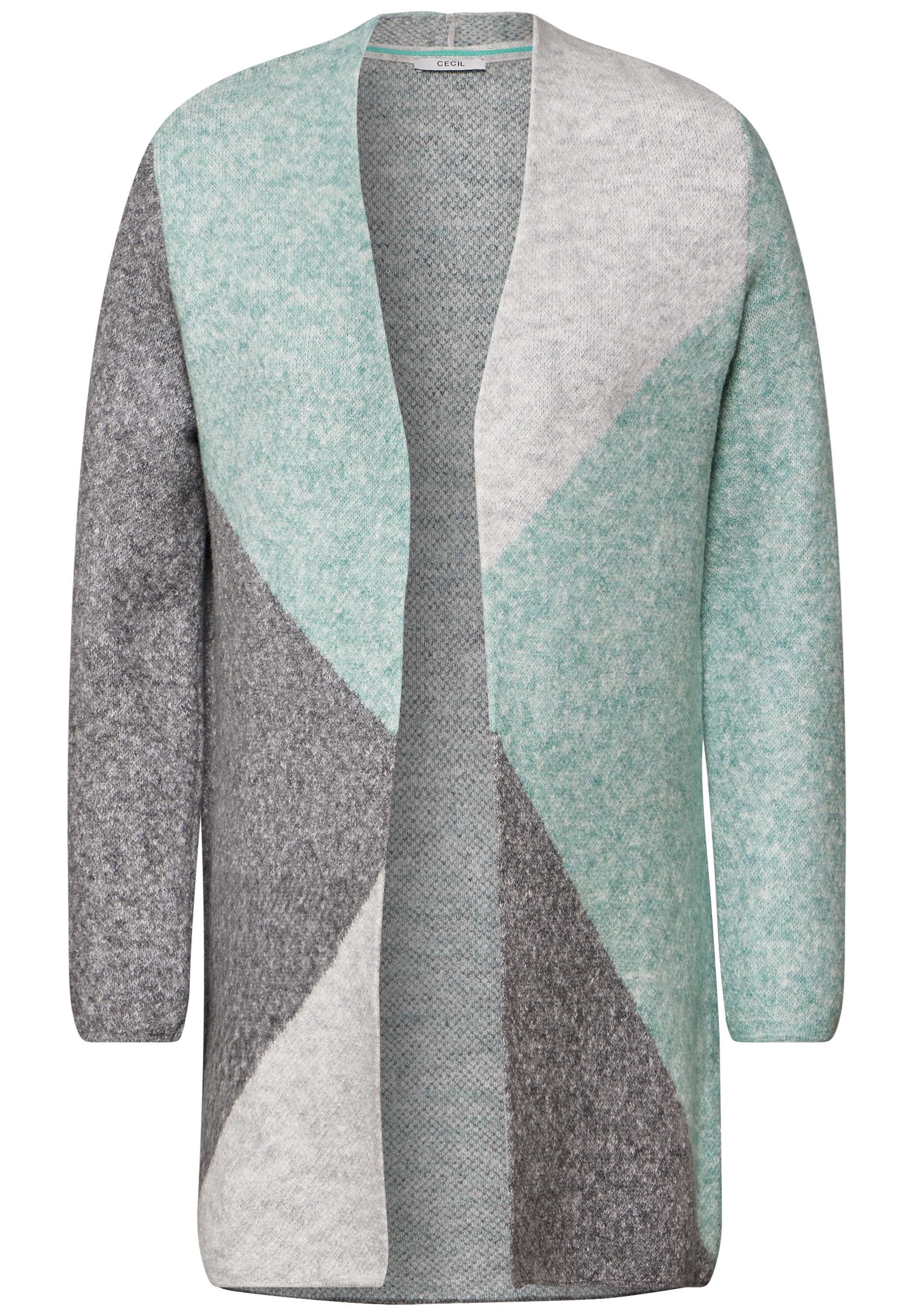 Cecil Cardigan, im angenehmen Materialmix