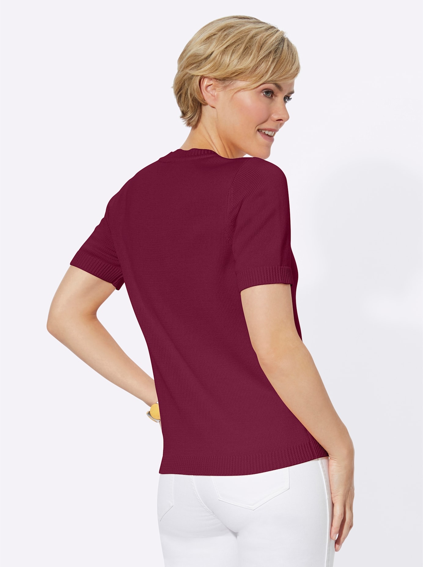Casual Looks Kurzarmpullover »Pullover«