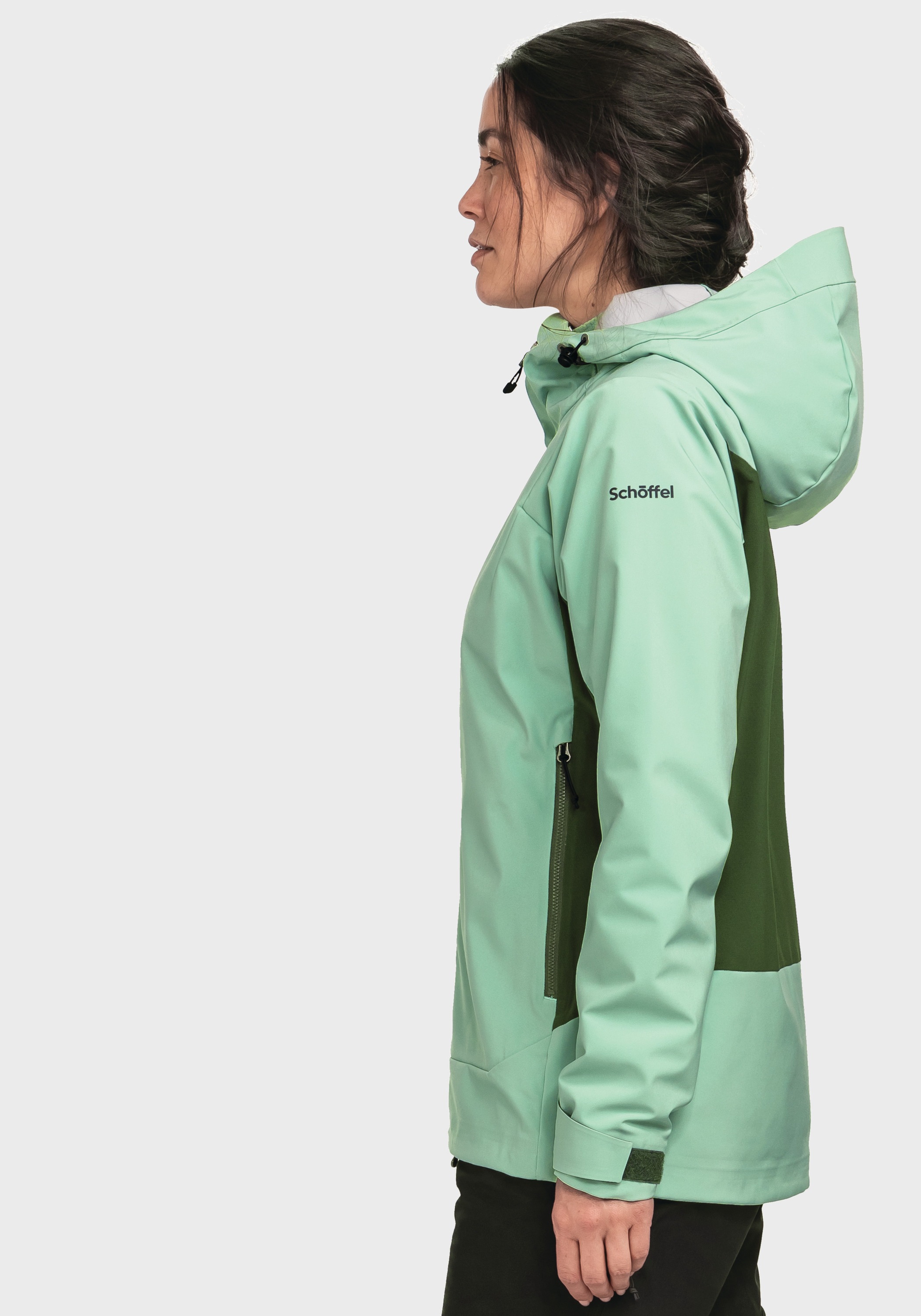 Schöffel Outdoorjacke »Mountain Softshell Jk Style Milagle WMS«, ohne Kapuze