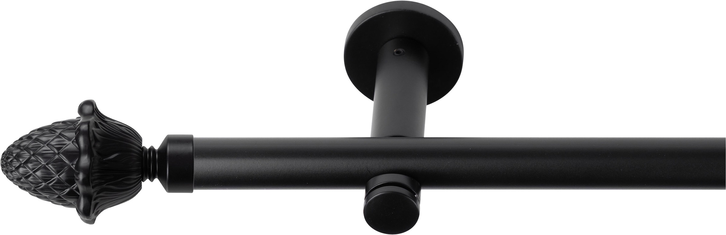 SN DECO GROUP Gardinenstange »Gardinenstange Nantes Ø 19 mm, 1-läufig, Fixmaß, verschraubt« Ø 19 mm Fixmaß;kürzbar