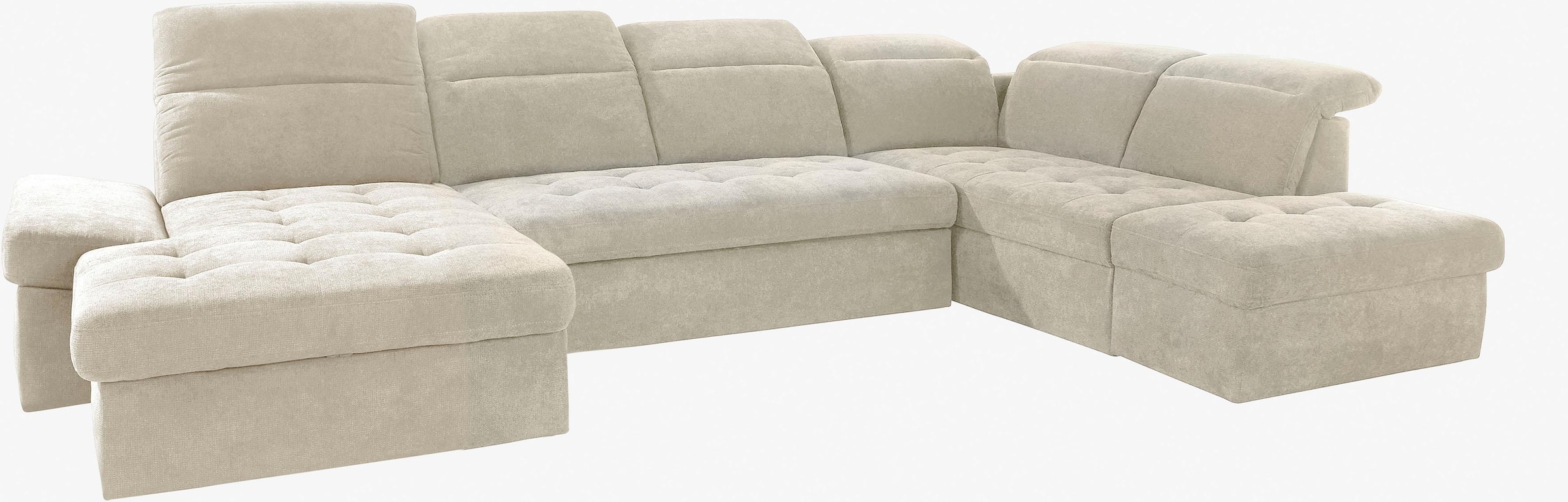 sit&more Wohnlandschaft »Stardust U-Form«, inklusive Kopfteilverstellung und Armlehnenfunktion