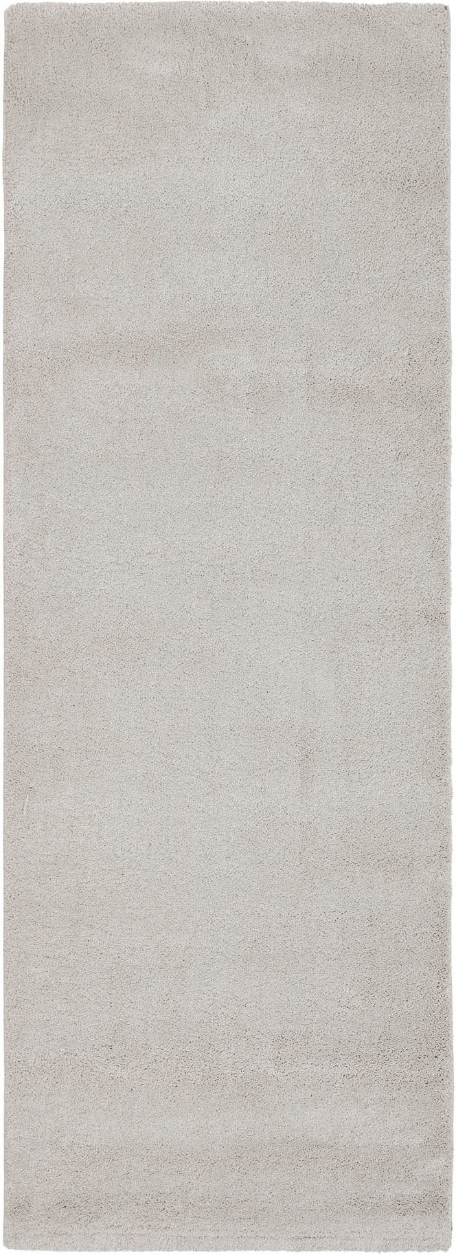 Teppich OCI DIE TEPPICHMARKE "NEW VILLA MELANGE, auch als Läufer und in rund", weiß (altweiß), B:80cm H:20mm L:200cm, Polypropylen, Teppiche, Teppich, dichter Shaggy, melierte uni Farben, robuster Hochflor, Wohnzimmer 2