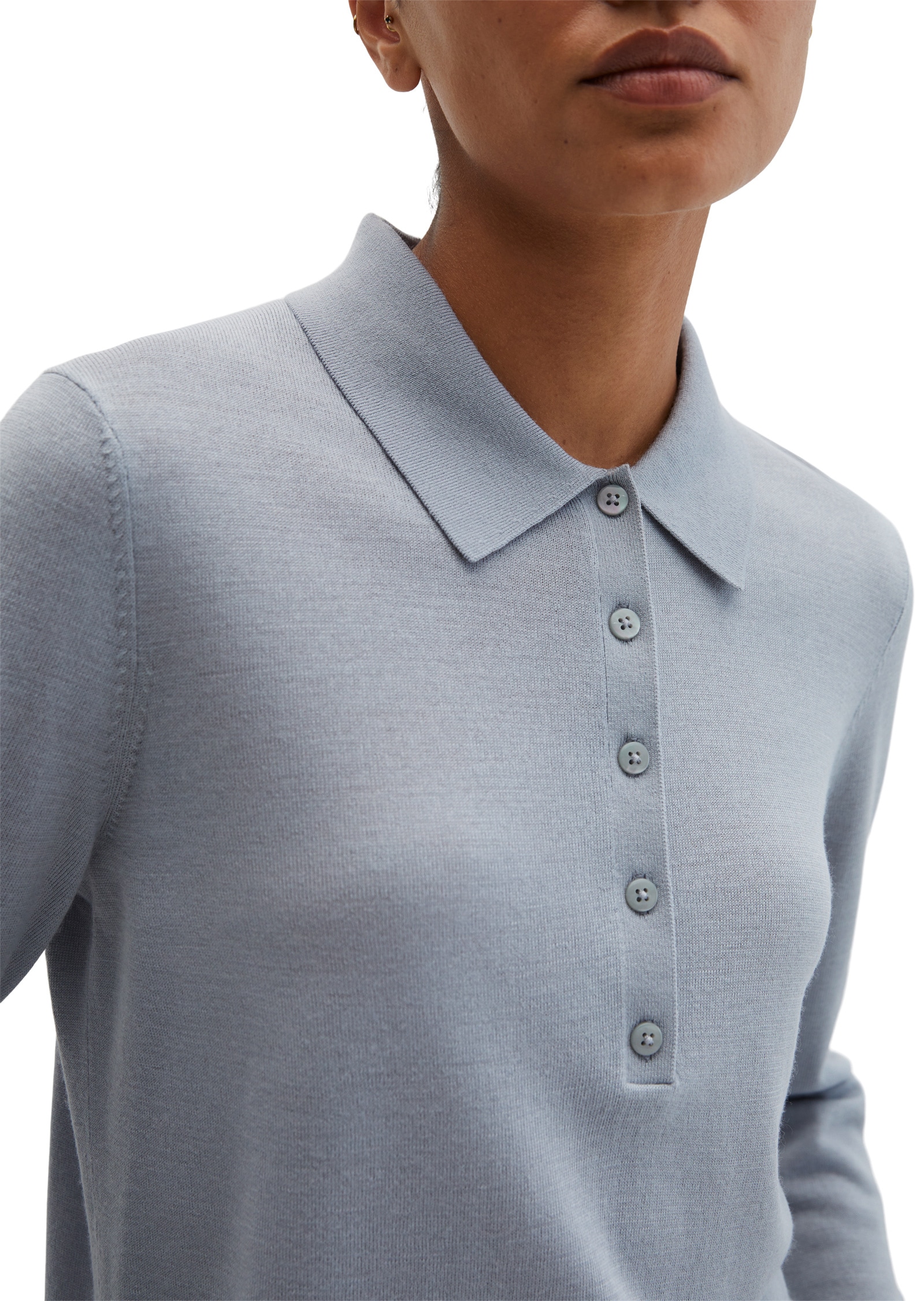 Marc O'Polo Strickpullover »aus edlem Merinowolle-Viskose-Mix«