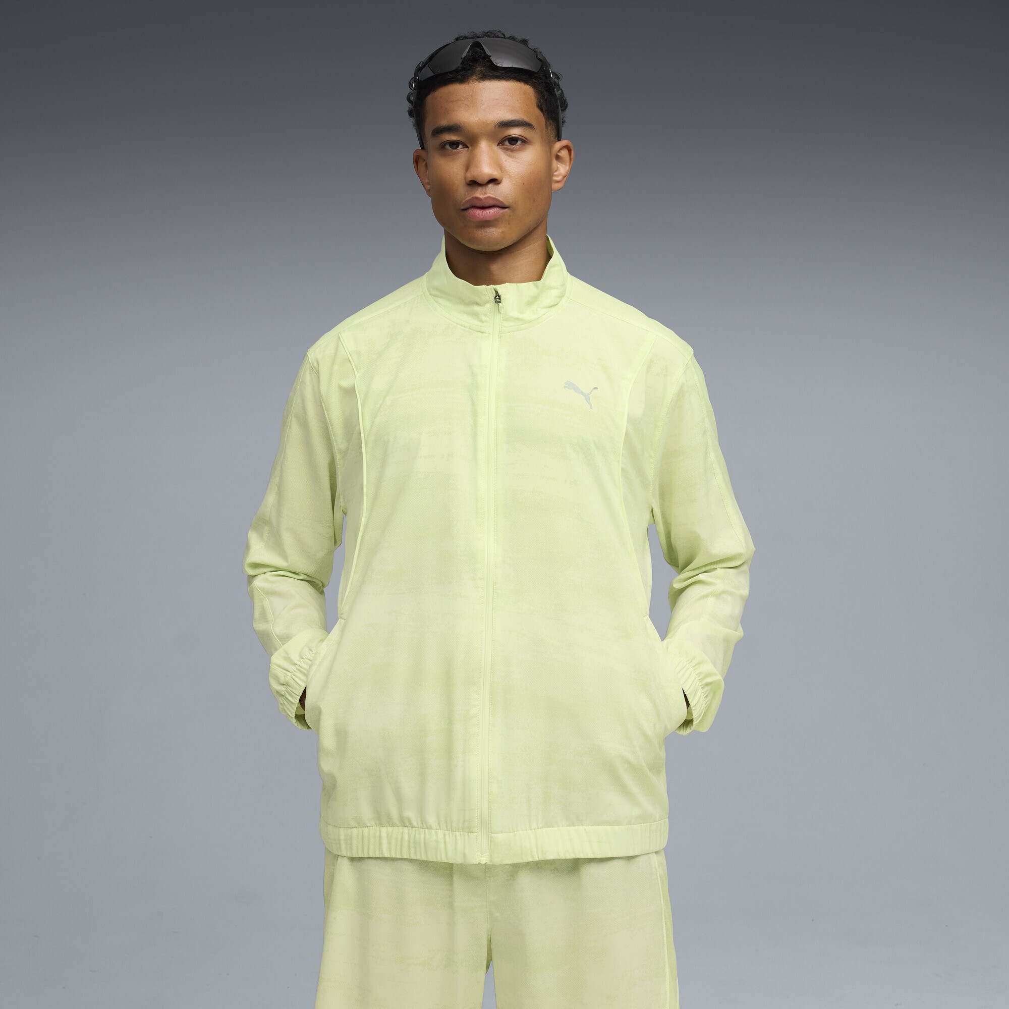 PUMA Trainingsjacke "Run Velocity Bedruckte Trainingsjacke Herren" günstig online kaufen