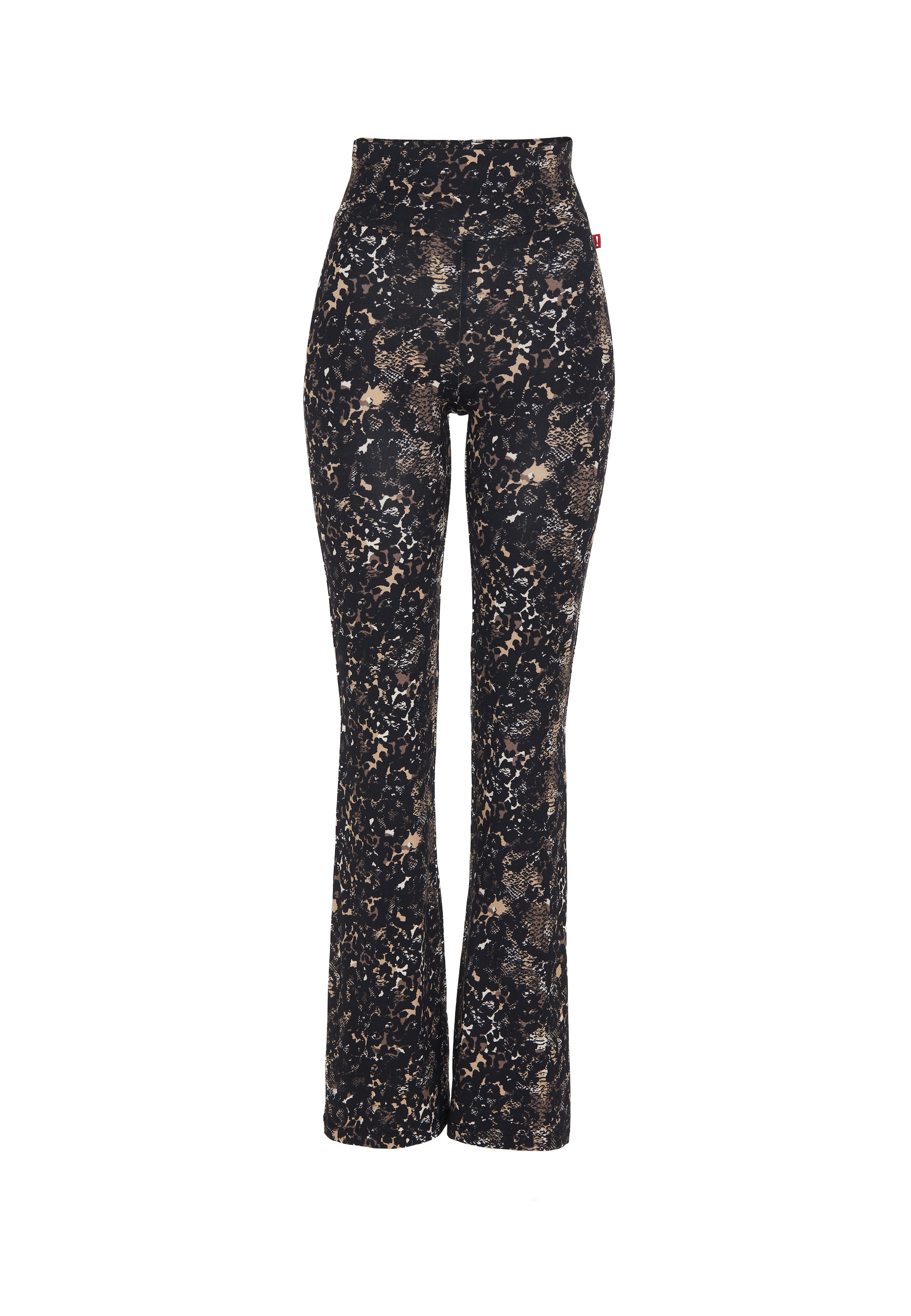 JOOP! Jeans Leggings »After Dark (JOOP! Jeans)«, Animal-Look, Flare Fit, elastischer Bund