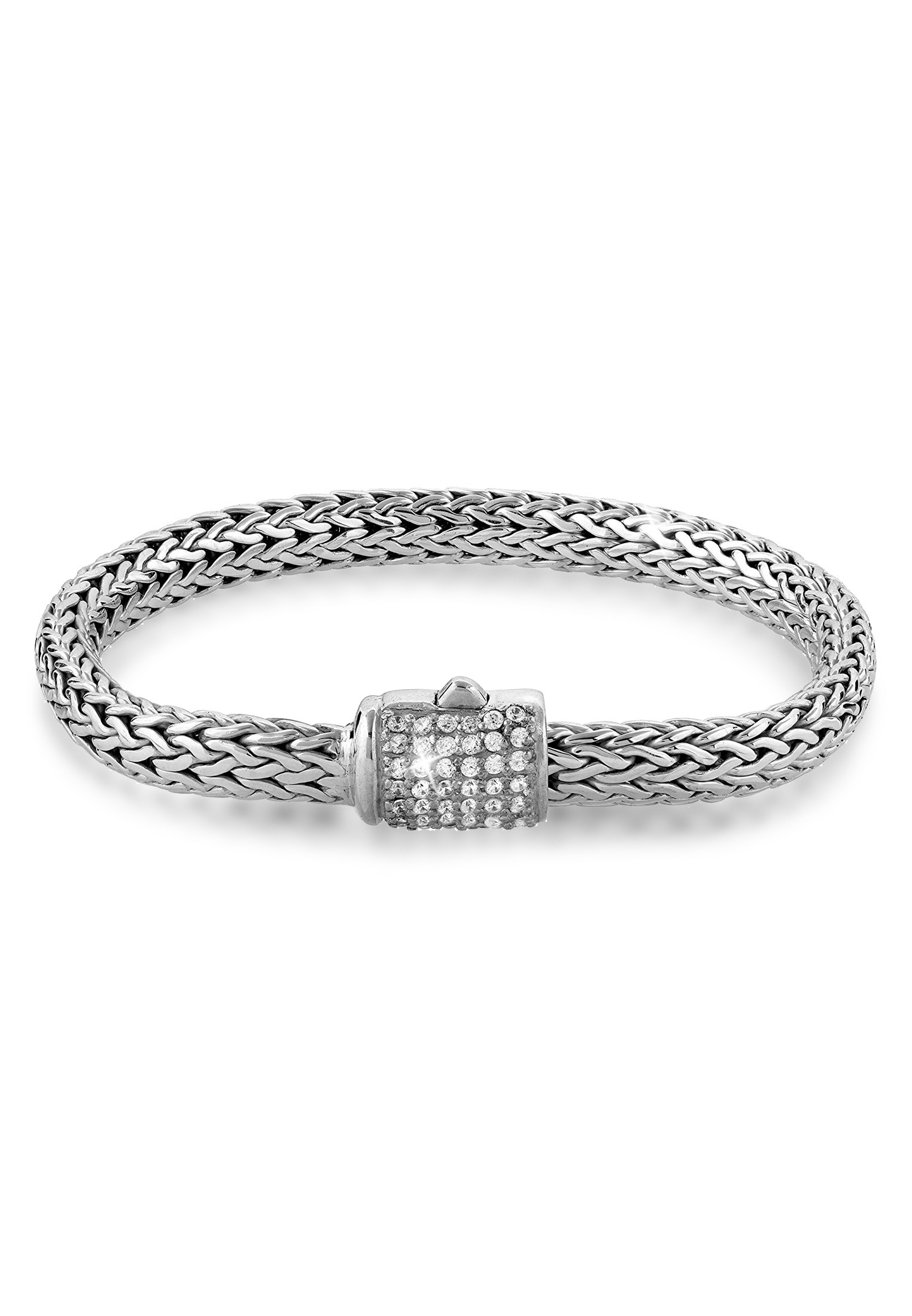 Armband »Gliederarmband Damen Zirkonia Kristalle 925 Silber«