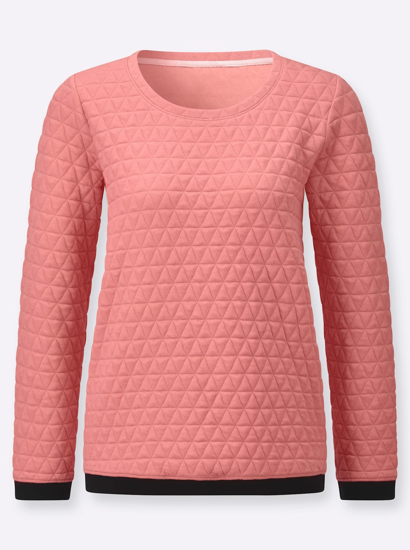 Casual Looks Langarmshirt »Jacquard-Shirt« 1 tlg.