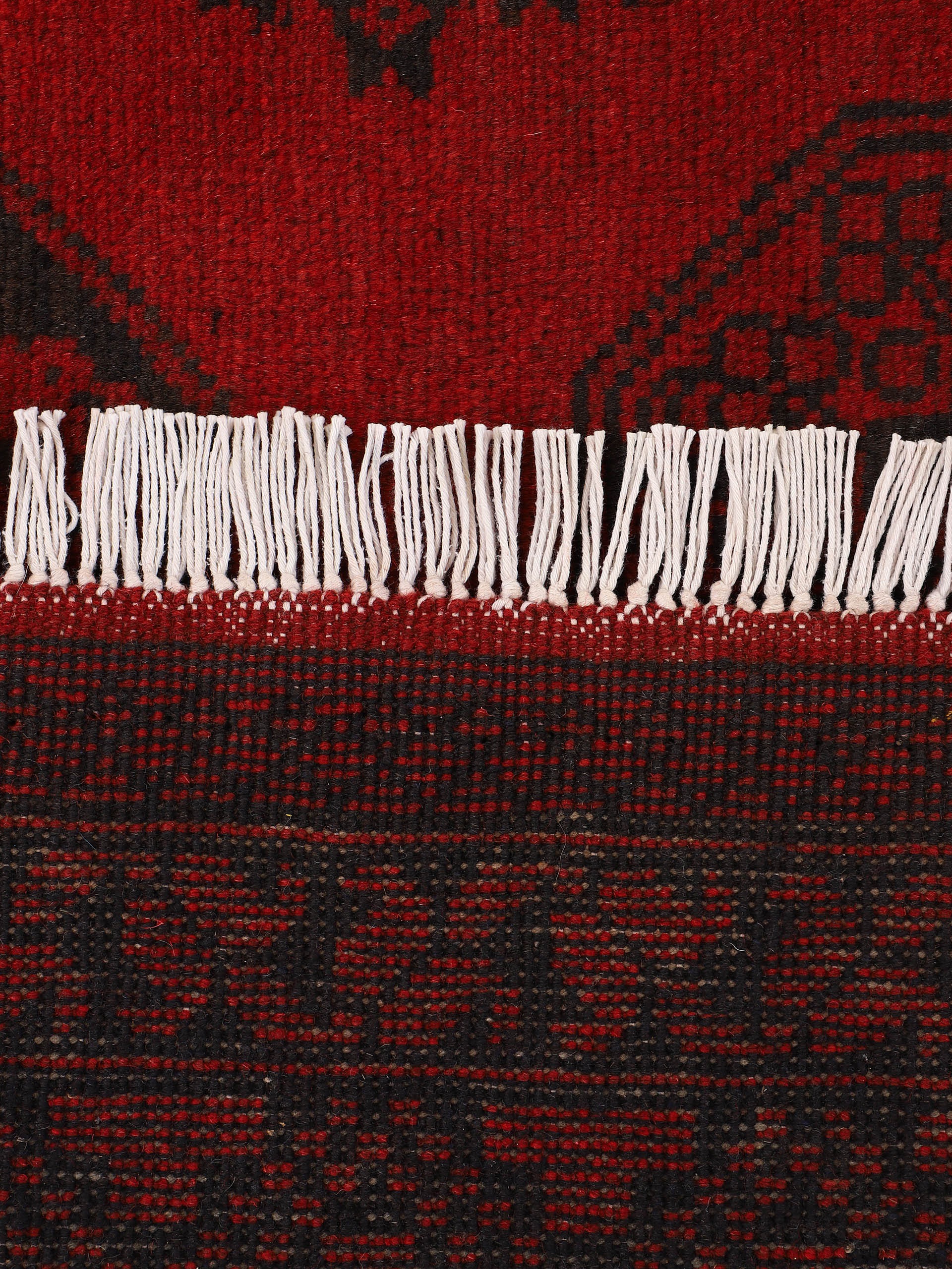 Thumbnail - Woven Arts Orientteppich "Afghan Akhche, auch als Läufer", rechteckig, 10 mm Höhe, handgeknüpft, reine Wolle für ein war...