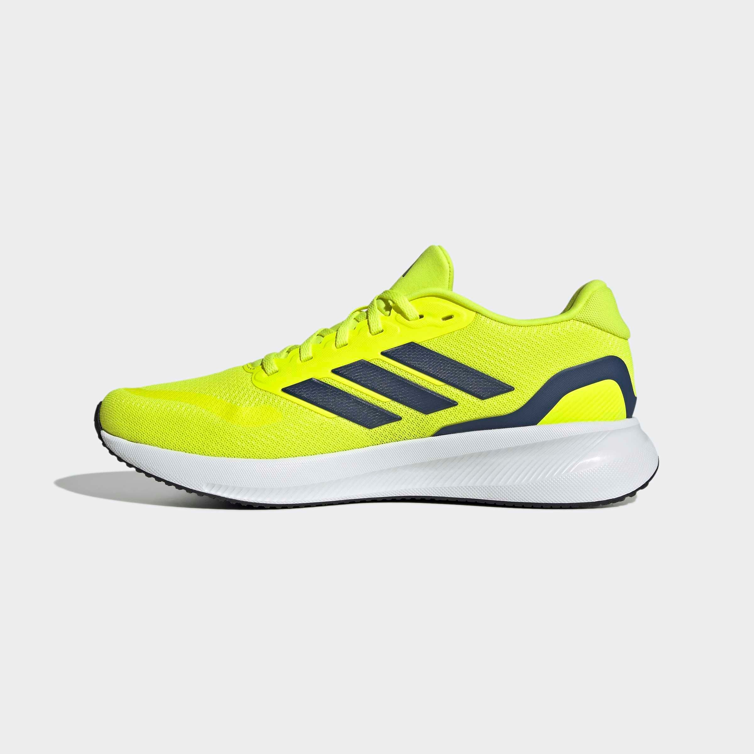 Adidas Runfalcon 5 Running Shoe Yellow/Blue Size 43 2