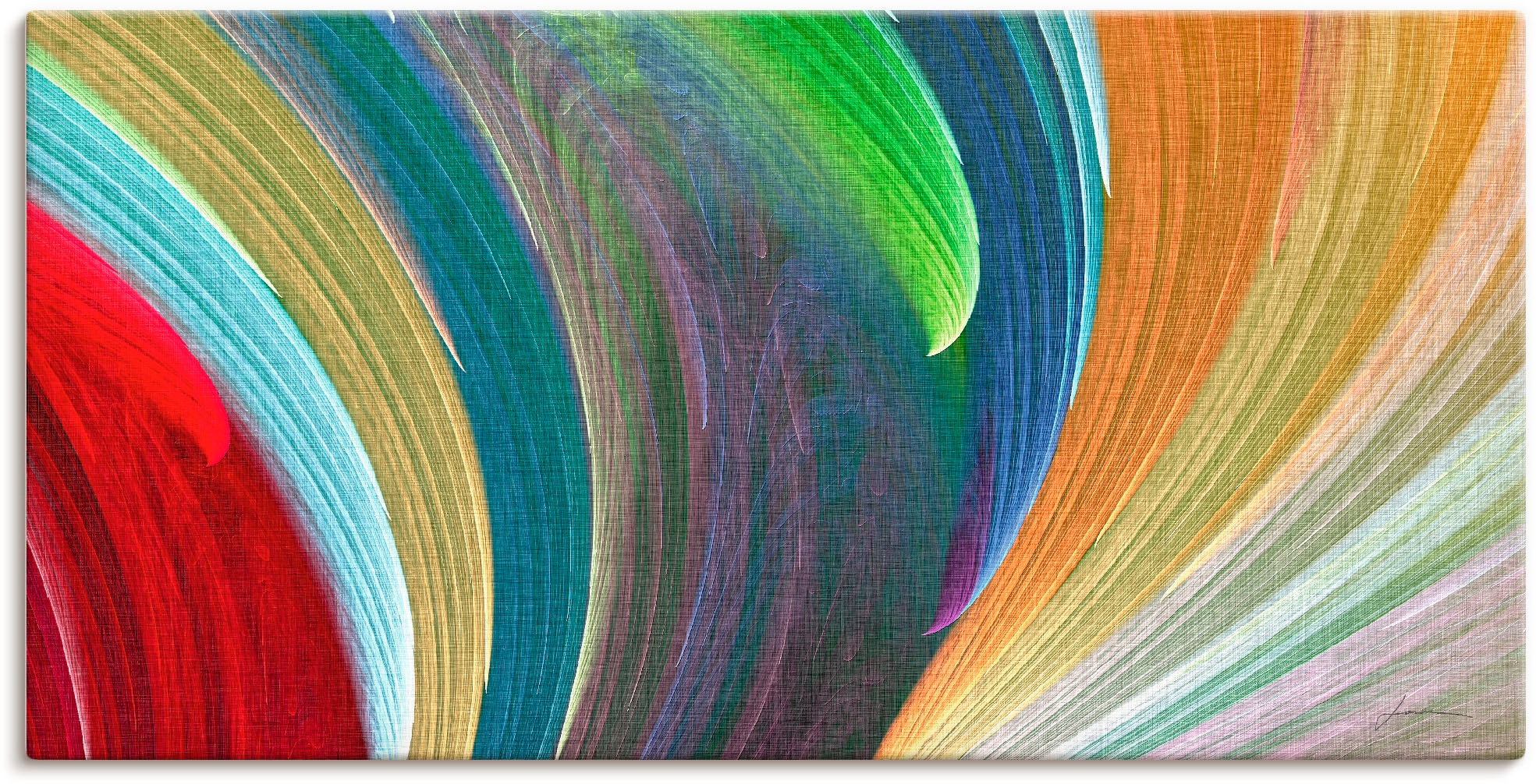 Artland Leinwandbild "Windwellen III" Muster 1 Stk. tlg. auf Keilrahmen ges günstig online kaufen