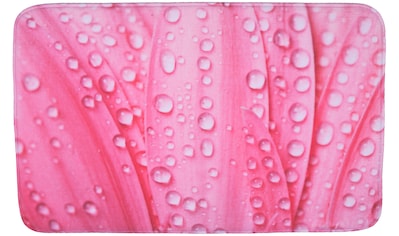 Sanilo Badematte »Pink Flower«, Höhe 15 mm, schnell trocknend, Memory Schaum kaufen