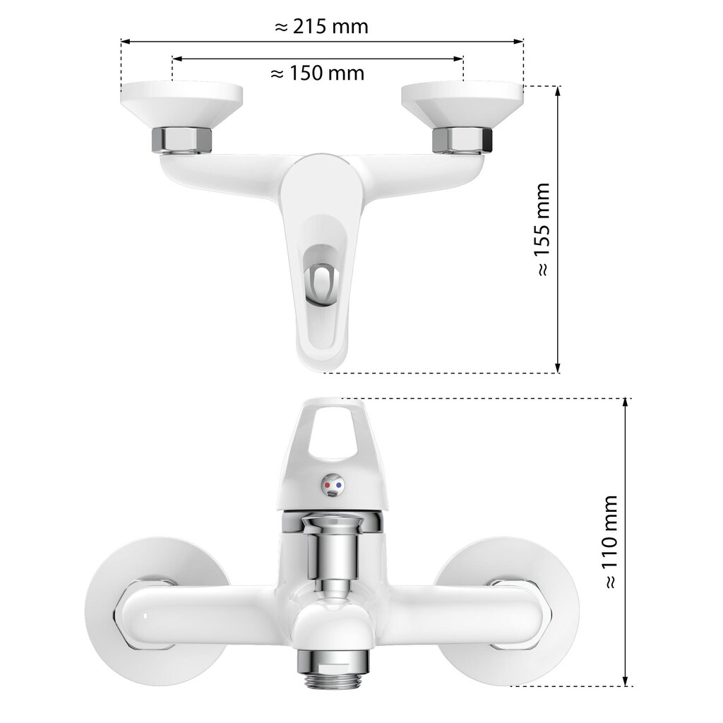 Eisl Badarmatur »3-teilige Serie SPEED«, (Set)