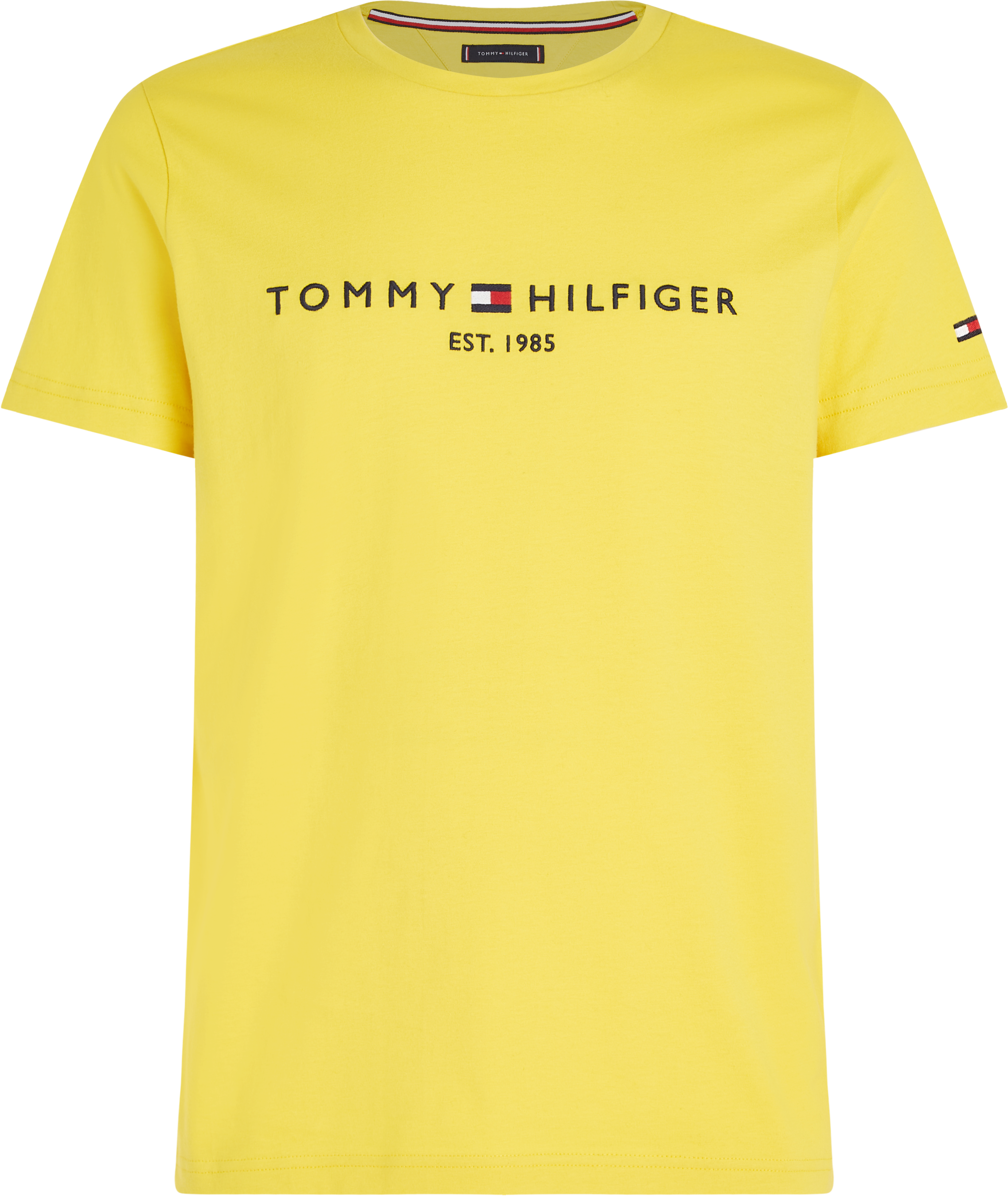 Hilfiger für nachhaltiger ▷ TEE«, BAUR Tommy reiner, LOGO aus Baumwolle »TOMMY | T-Shirt