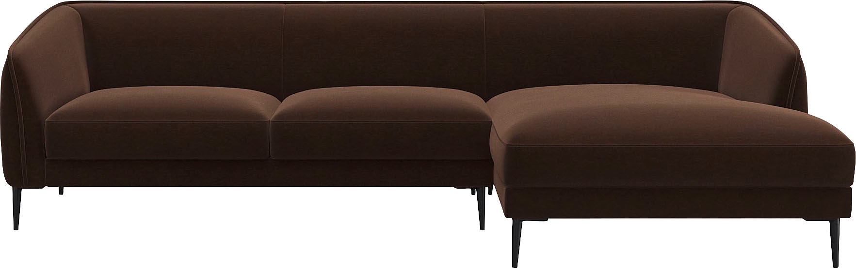 FLEXLUX Ecksofa "Belle Designsofa, L-Form, B/T 288/149 cm" Skandinavisches günstig online kaufen