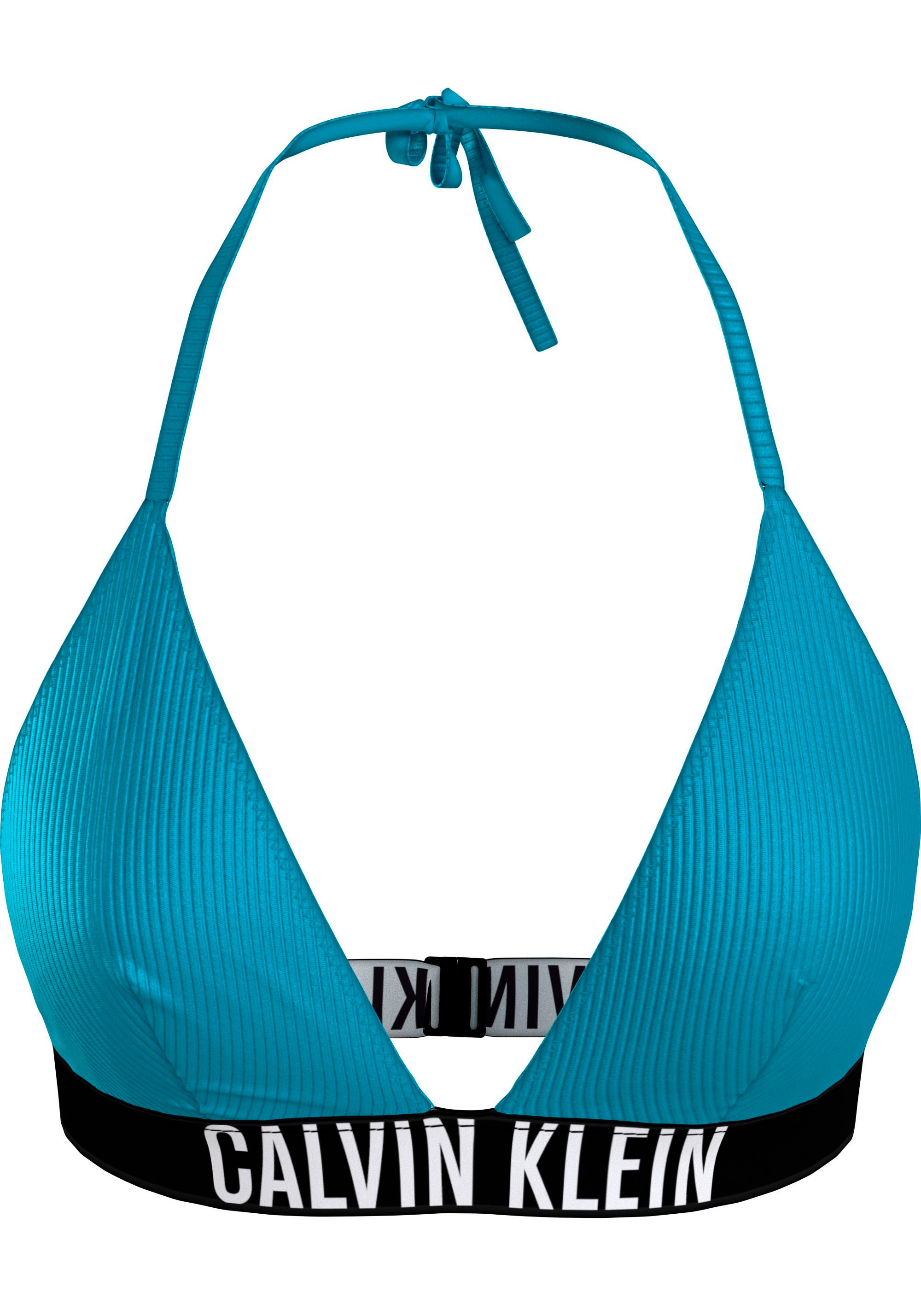Calvin Klein Swimwear mit | online BAUR Glitzereffekt kaufen Triangel-Bikini-Top »TRIANGLE-RP«, dezentem