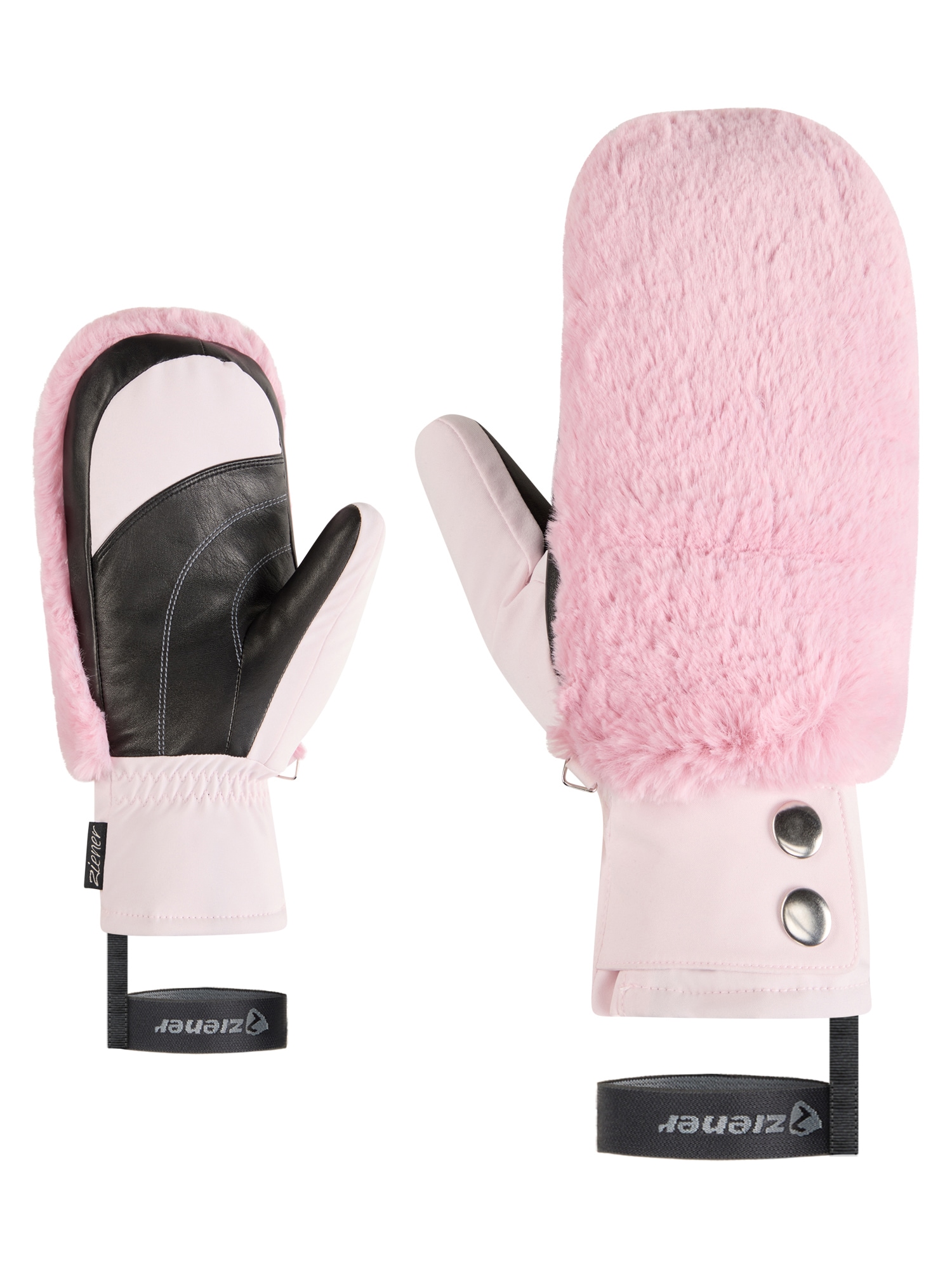 Ziener Fäustlinge "KATNISS-Z DAMEN" wasserabweisend, extra warm, Kunstfell, Lederinnenhand